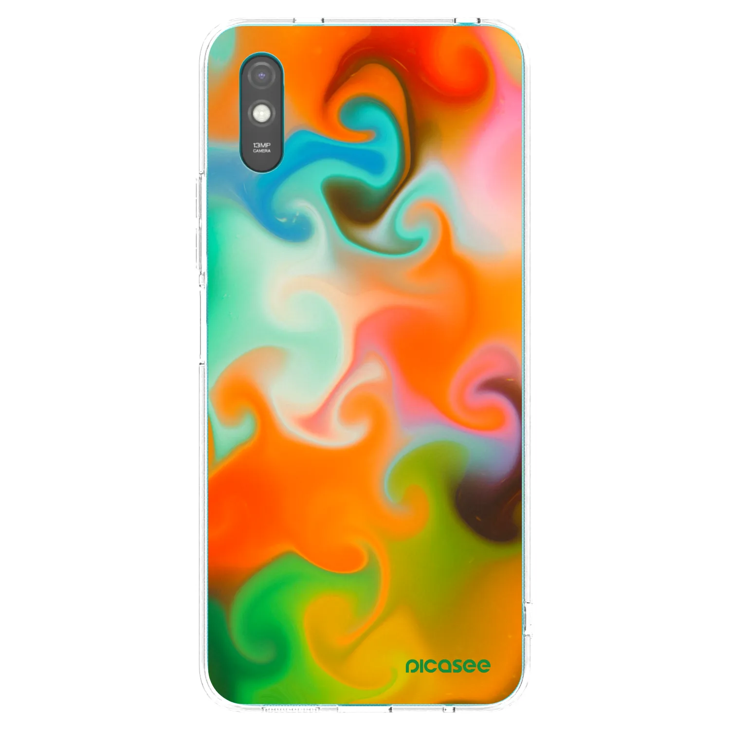 Picasee silikónový prehľadný obal pre Xiaomi Redmi 9A - Juice