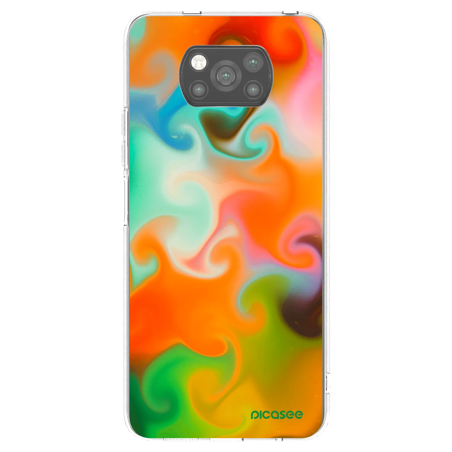 Picasee silikónový čierny obal pre Xiaomi Poco X3 - Juice