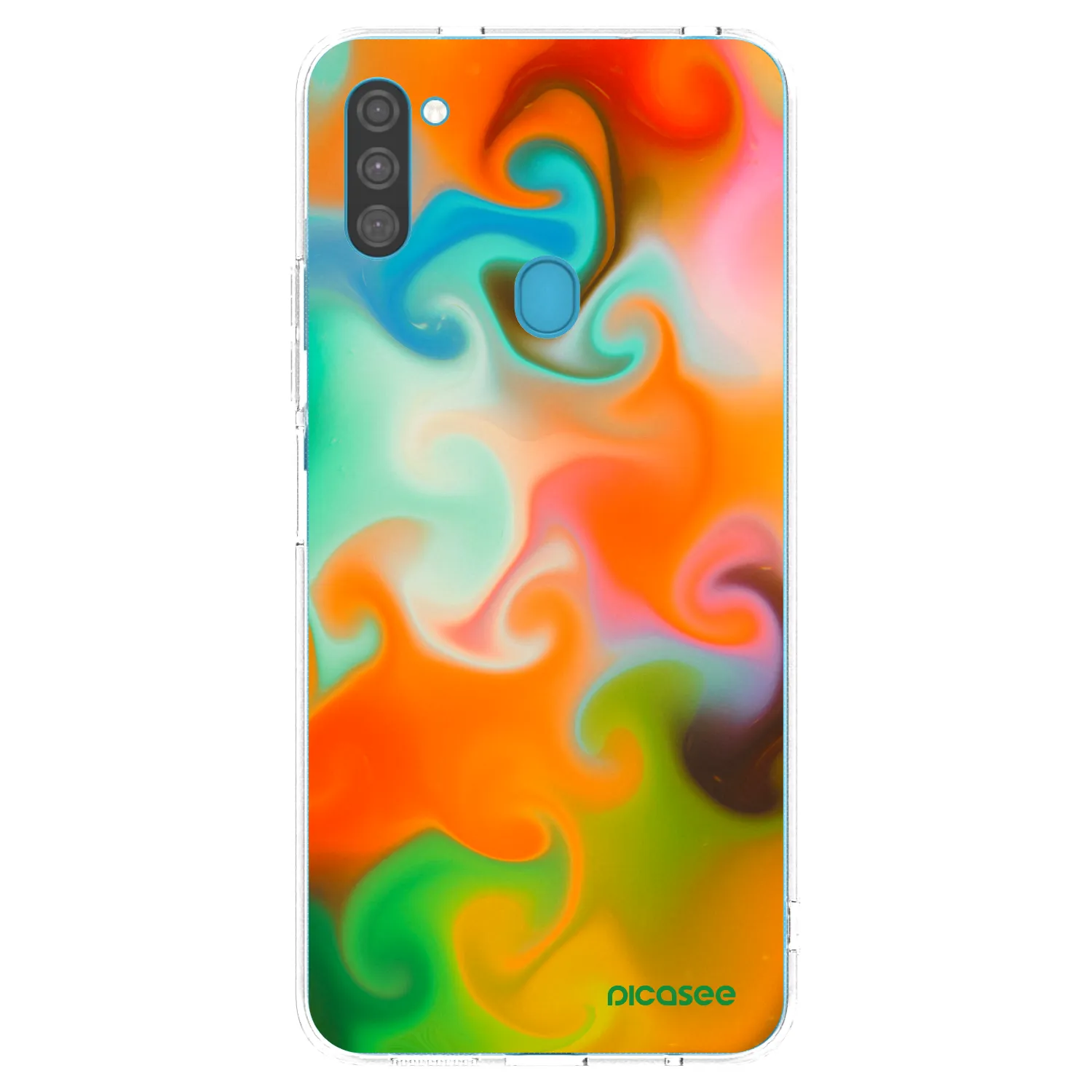 Picasee silikónový prehľadný obal pre Samsung Galaxy M11 - Juice