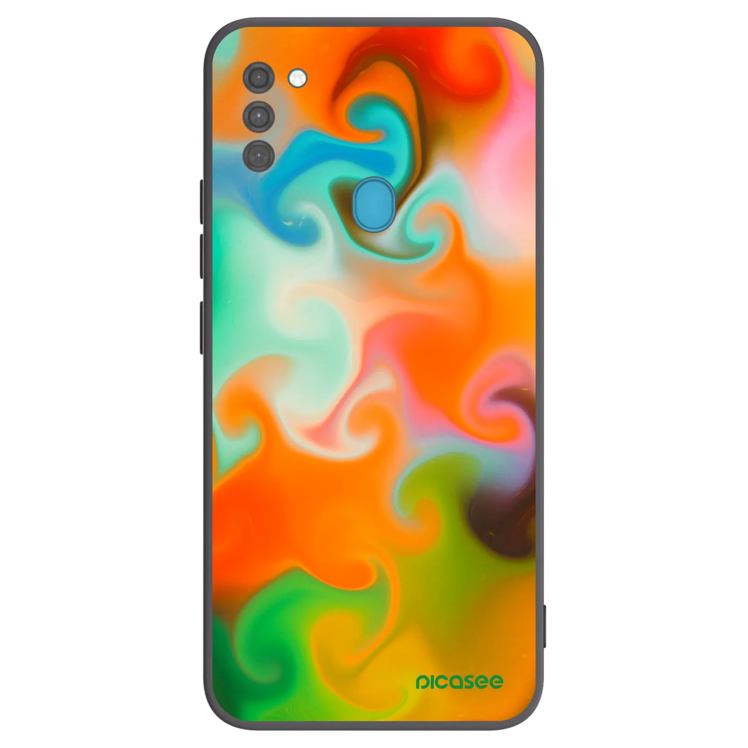 Picasee silikónový čierny obal pre Samsung Galaxy M11 - Juice