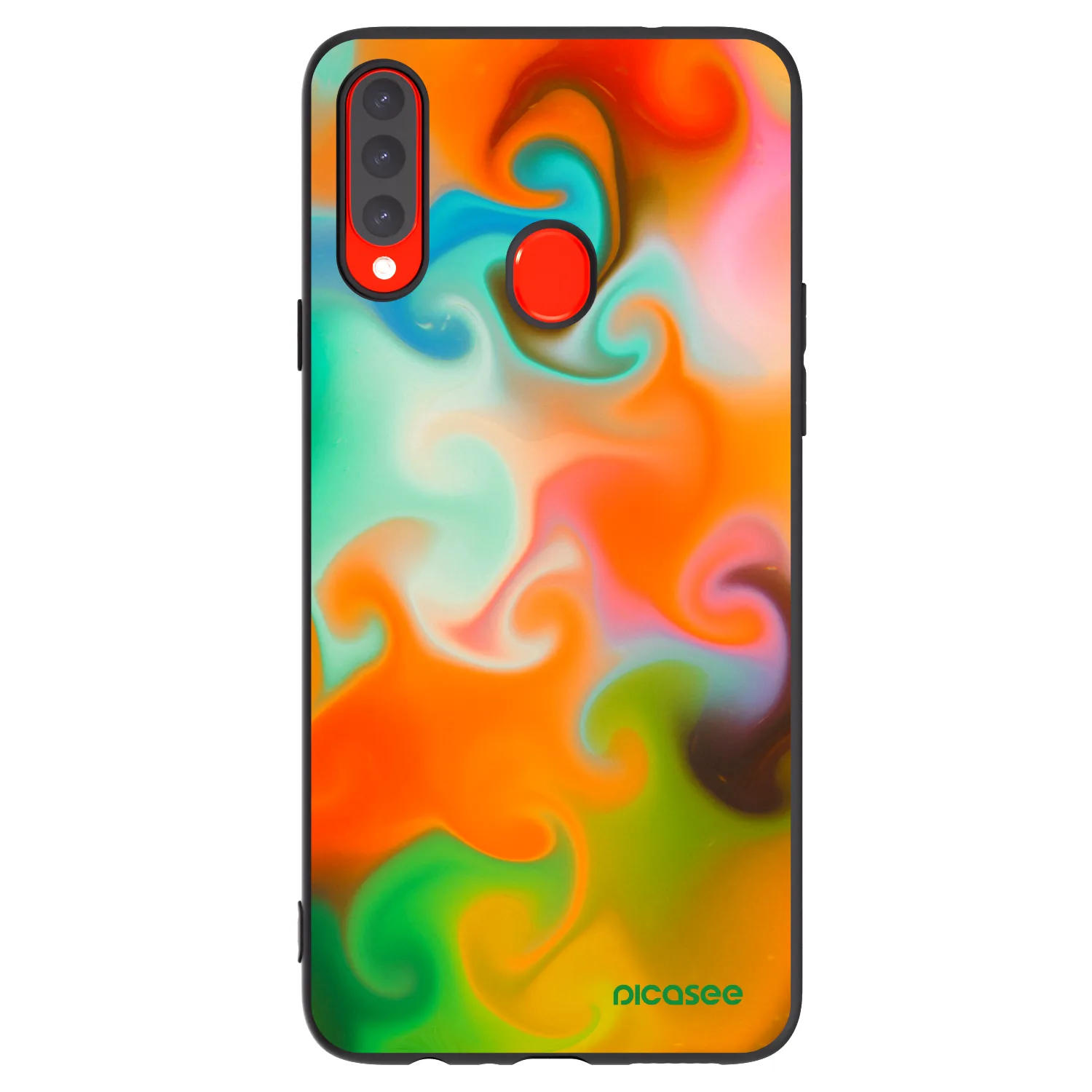 Picasee silikónový čierny obal pre Samsung Galaxy A20s - Juice
