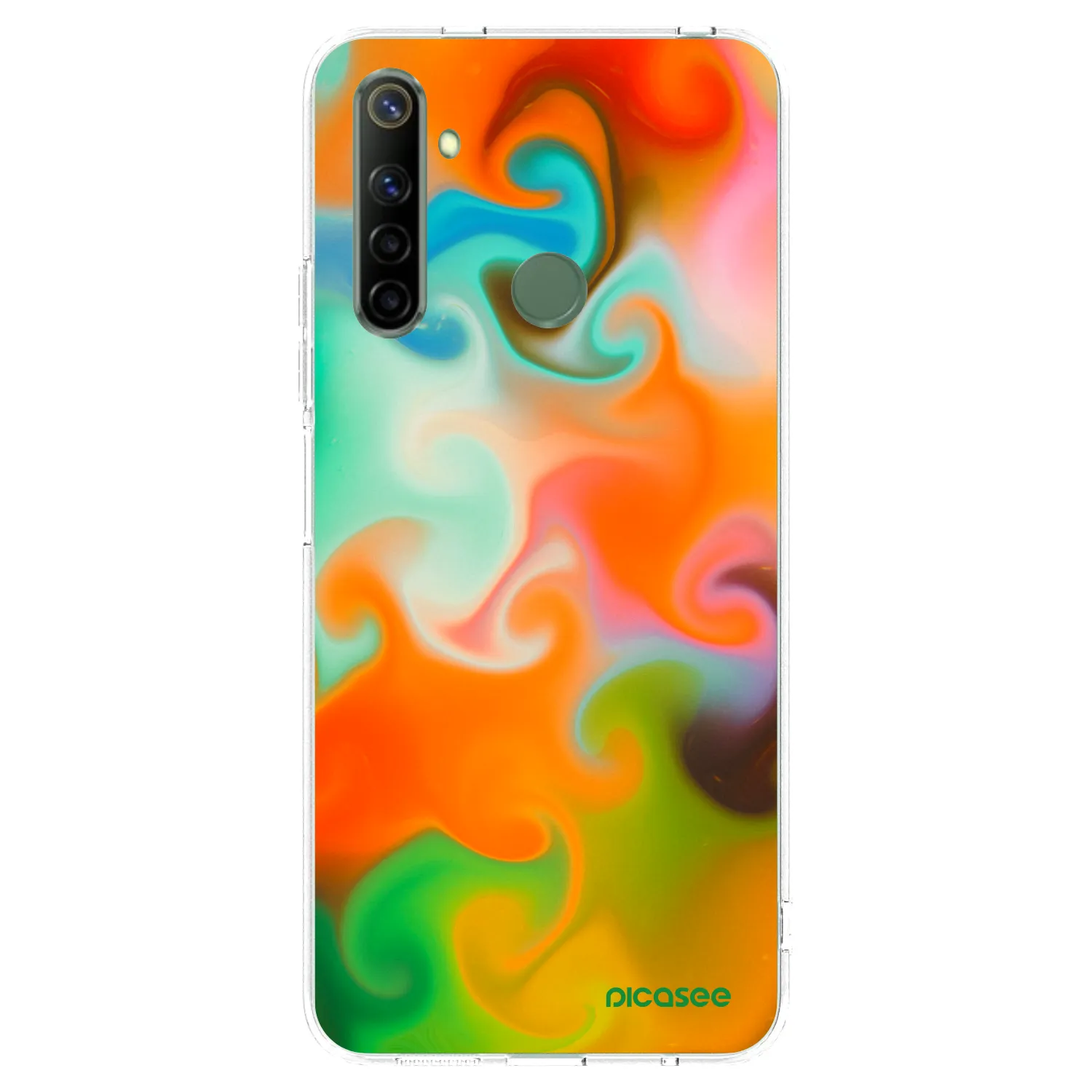 Picasee silikónový prehľadný obal pre Realme 6i - Juice