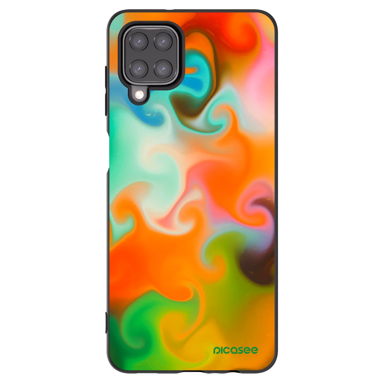 Picasee silikónový čierny obal pre Samsung Galaxy A12 A125F - Juice