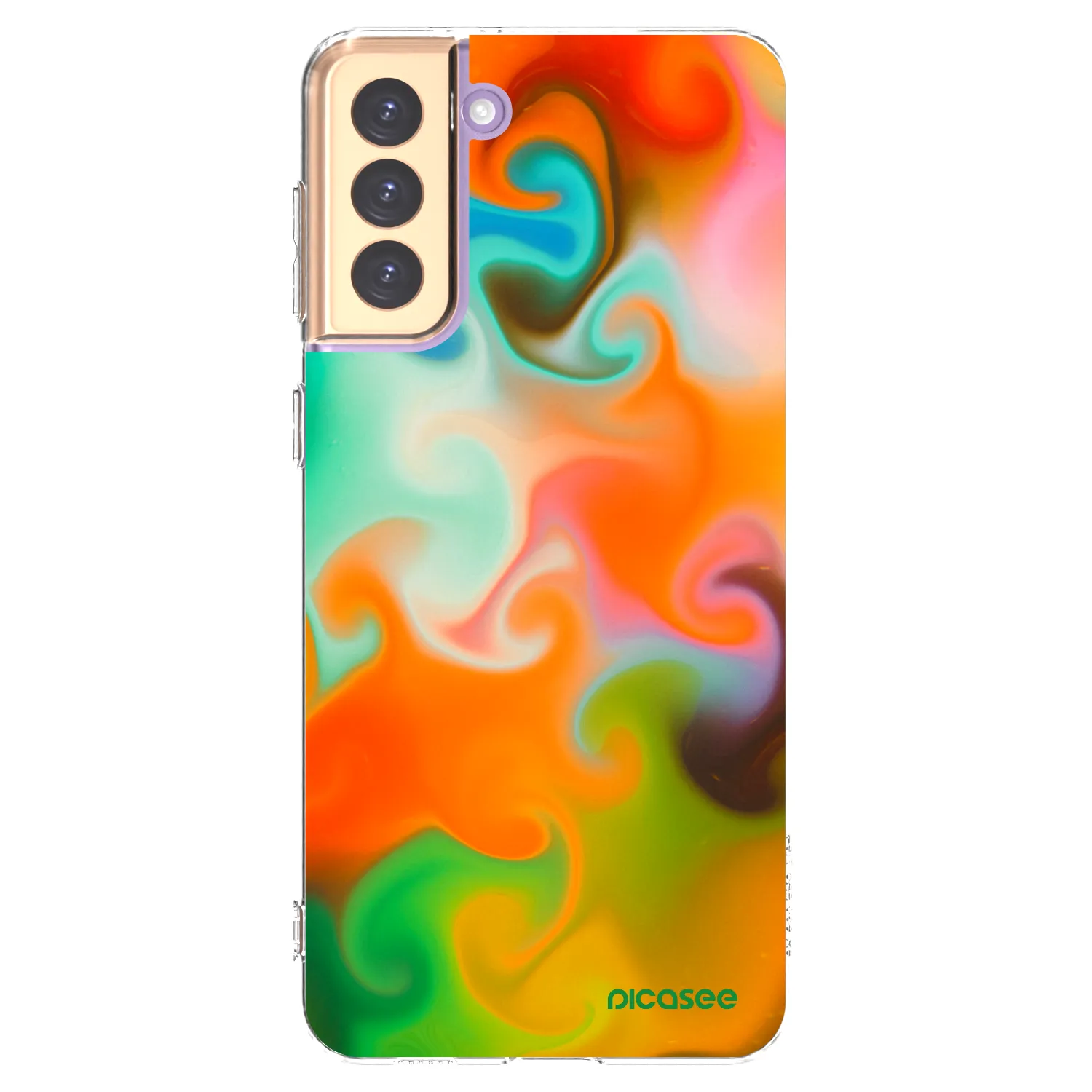 Picasee silikónový prehľadný obal pre Samsung Galaxy S21+ 5G G996F - Juice