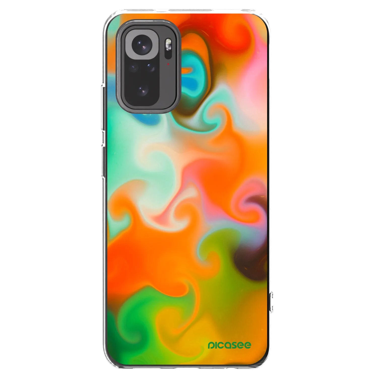 Picasee silikónový prehľadný obal pre Xiaomi Redmi Note 10 - Juice