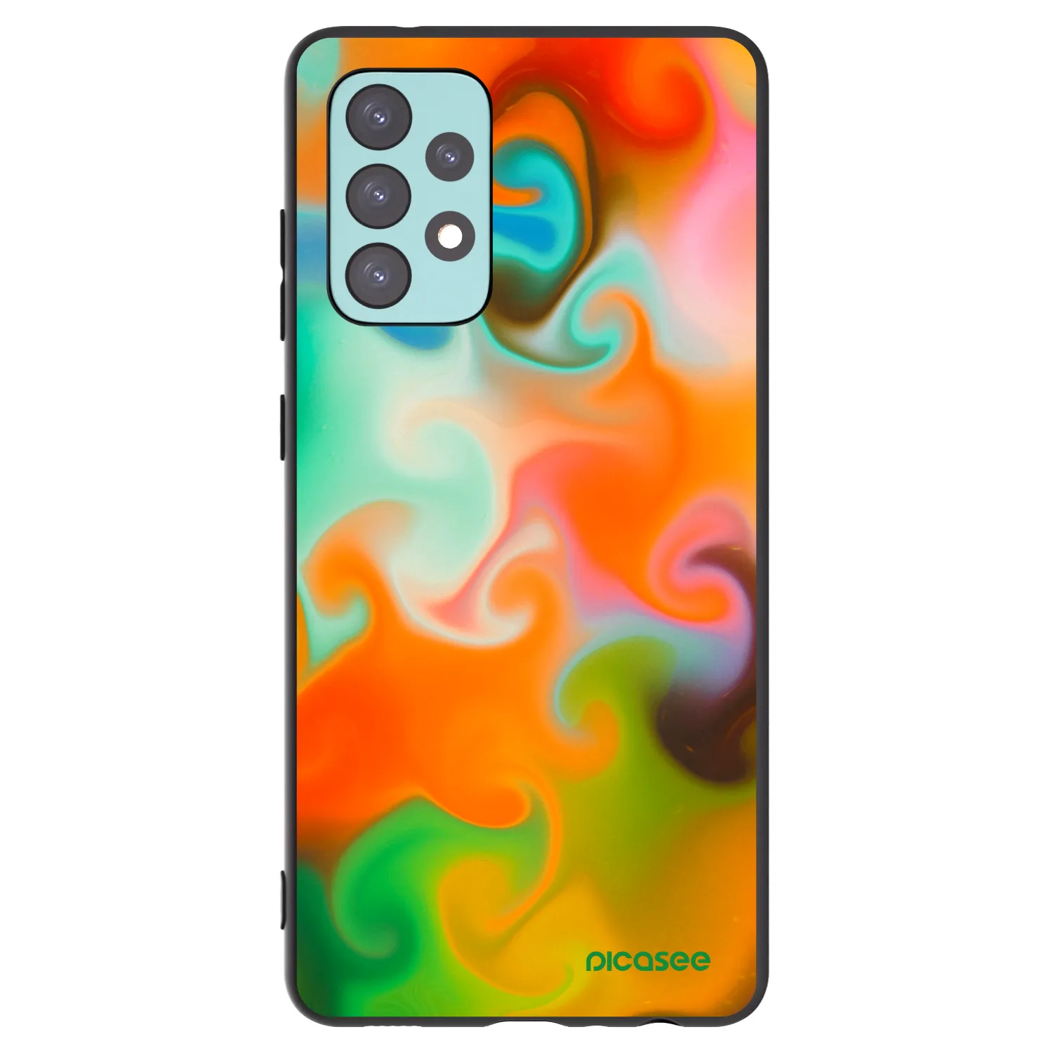 Picasee silikónový čierny obal pre Samsung Galaxy A72 A725F - Juice
