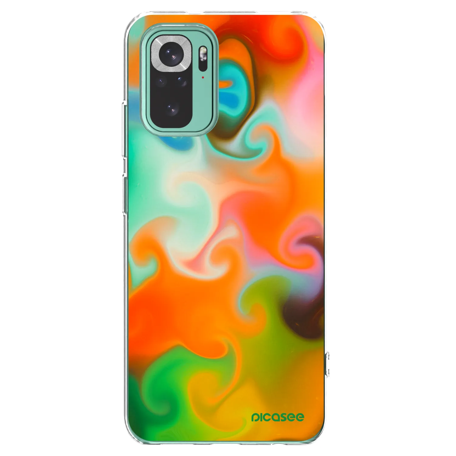 Picasee silikónový prehľadný obal pre Xiaomi Redmi Note 10 Pro - Juice
