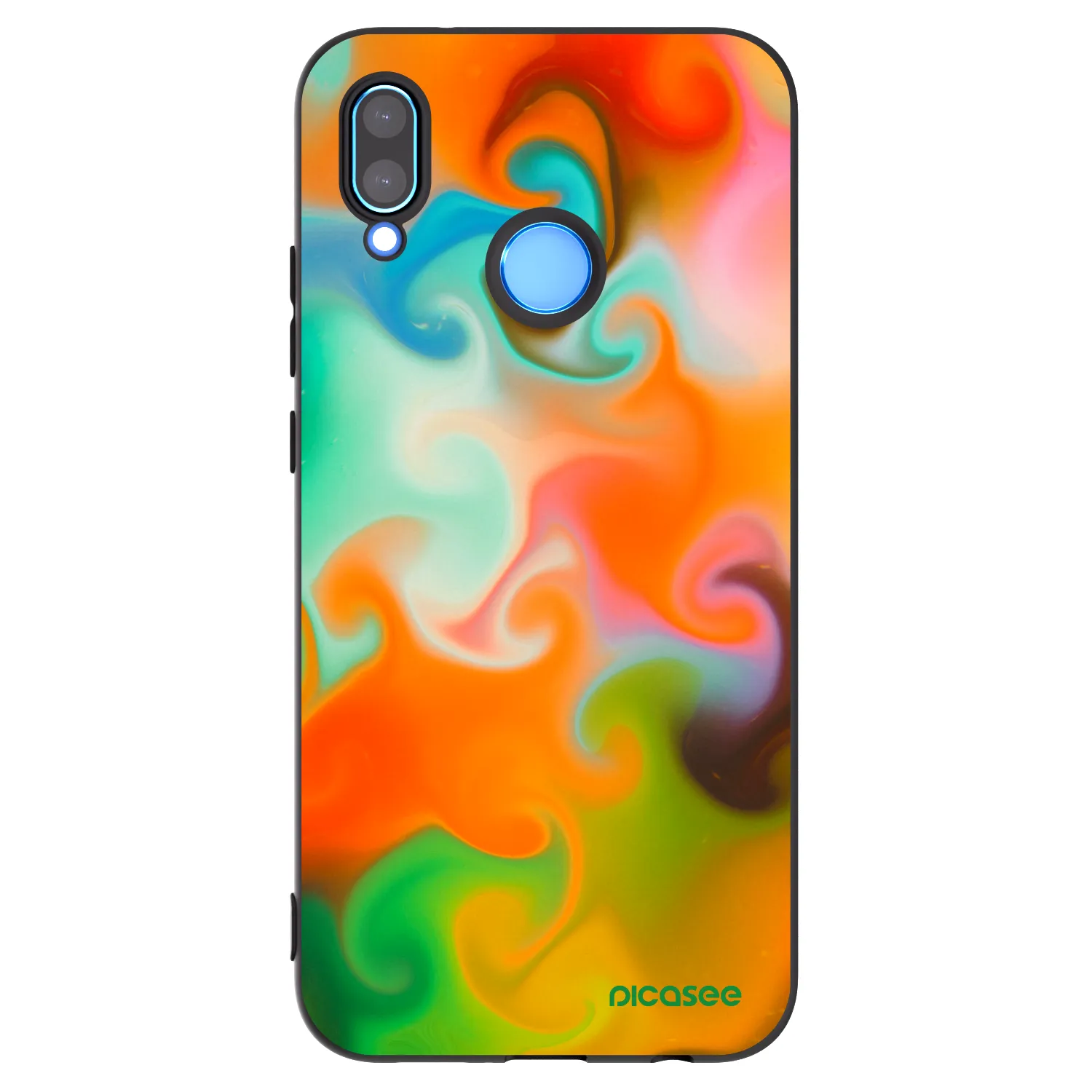 Picasee silikónový čierny obal pre Huawei P20 Lite - Juice