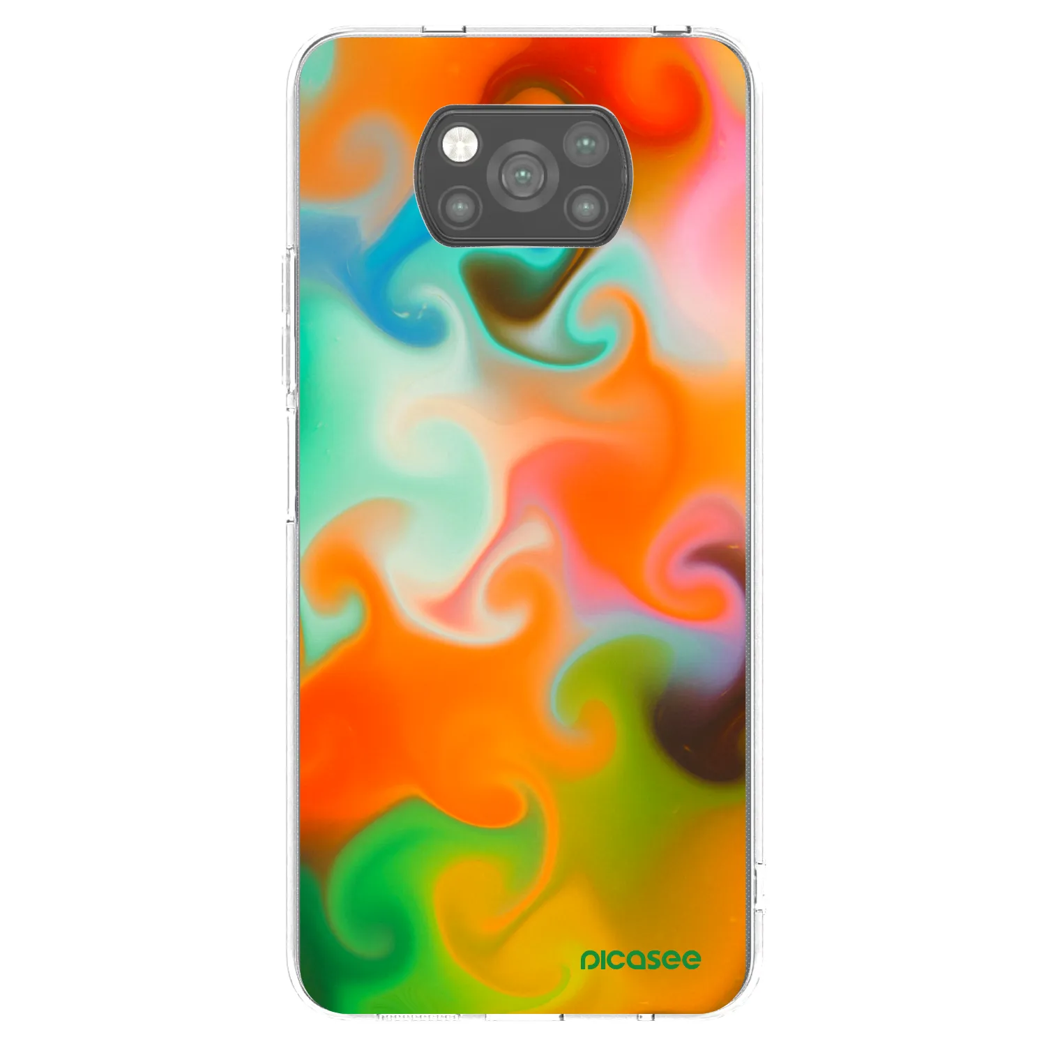 Picasee silikónový čierny obal pre Xiaomi Poco X3 Pro - Juice