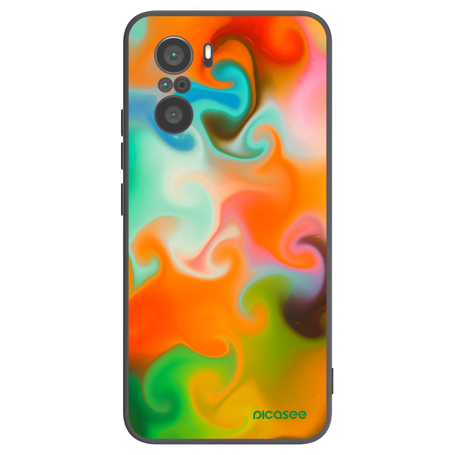 Picasee silikónový čierny obal pre Xiaomi Poco F3 - Juice