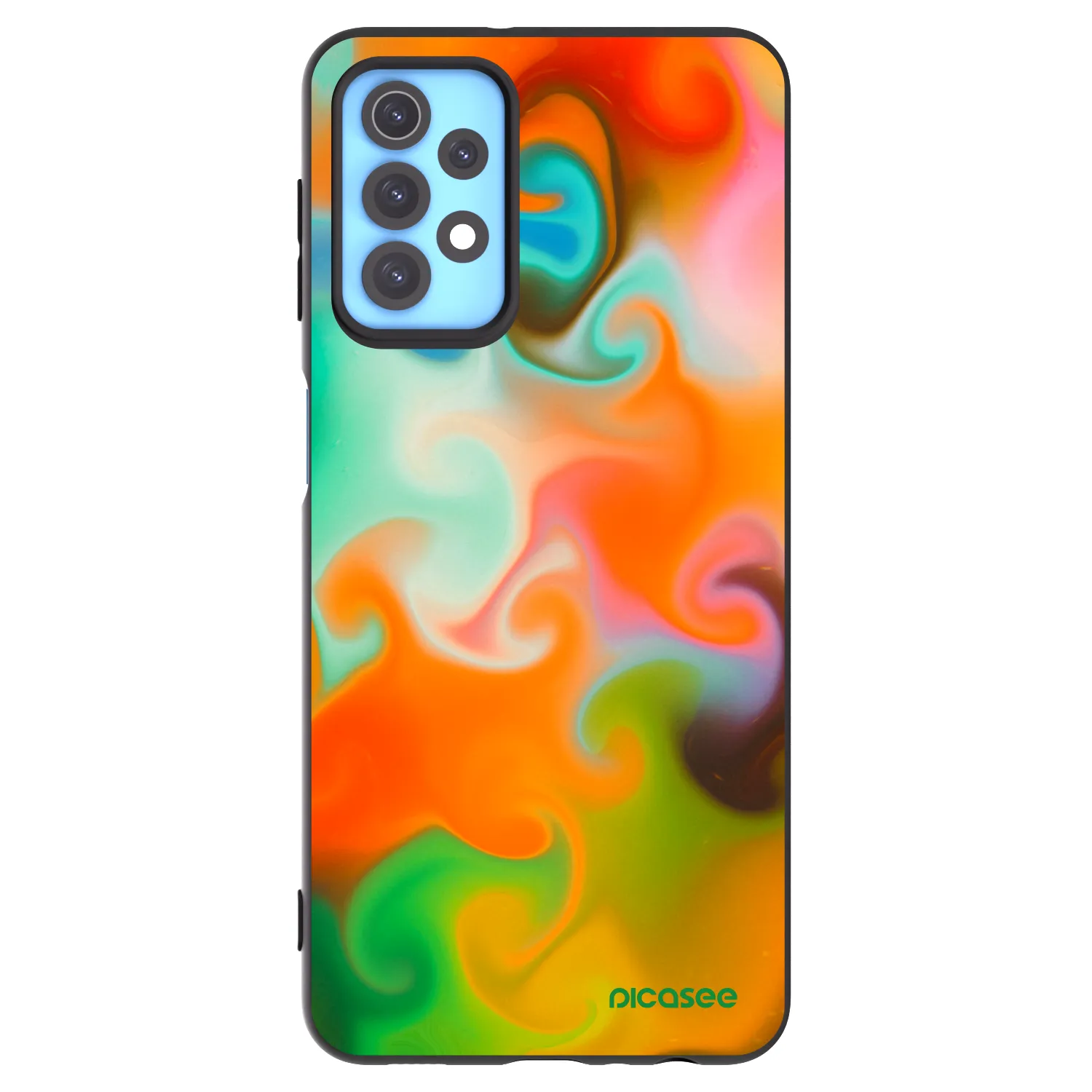 Picasee silikónový čierny obal pre Samsung Galaxy A32 4G SM-A325F - Juice