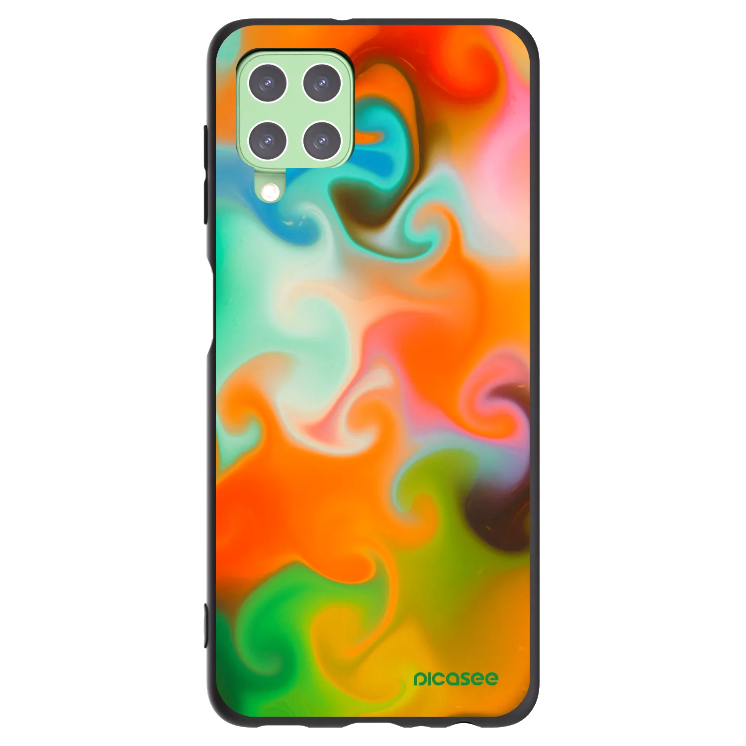 Picasee silikónový čierny obal pre Samsung Galaxy A22 A225F 4G - Juice