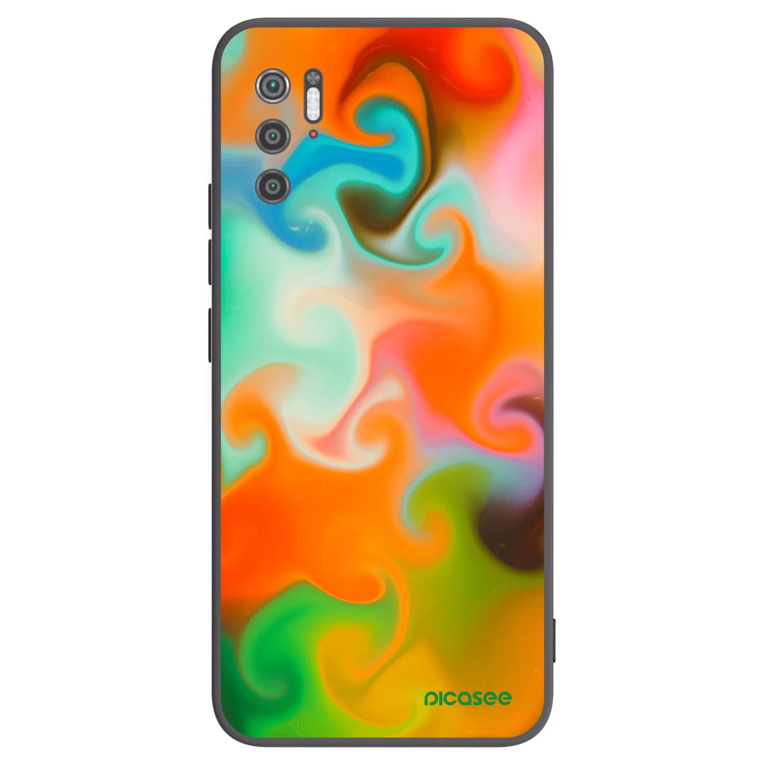 Picasee silikónový čierny obal pre Xiaomi Poco M3 Pro 5G - Juice