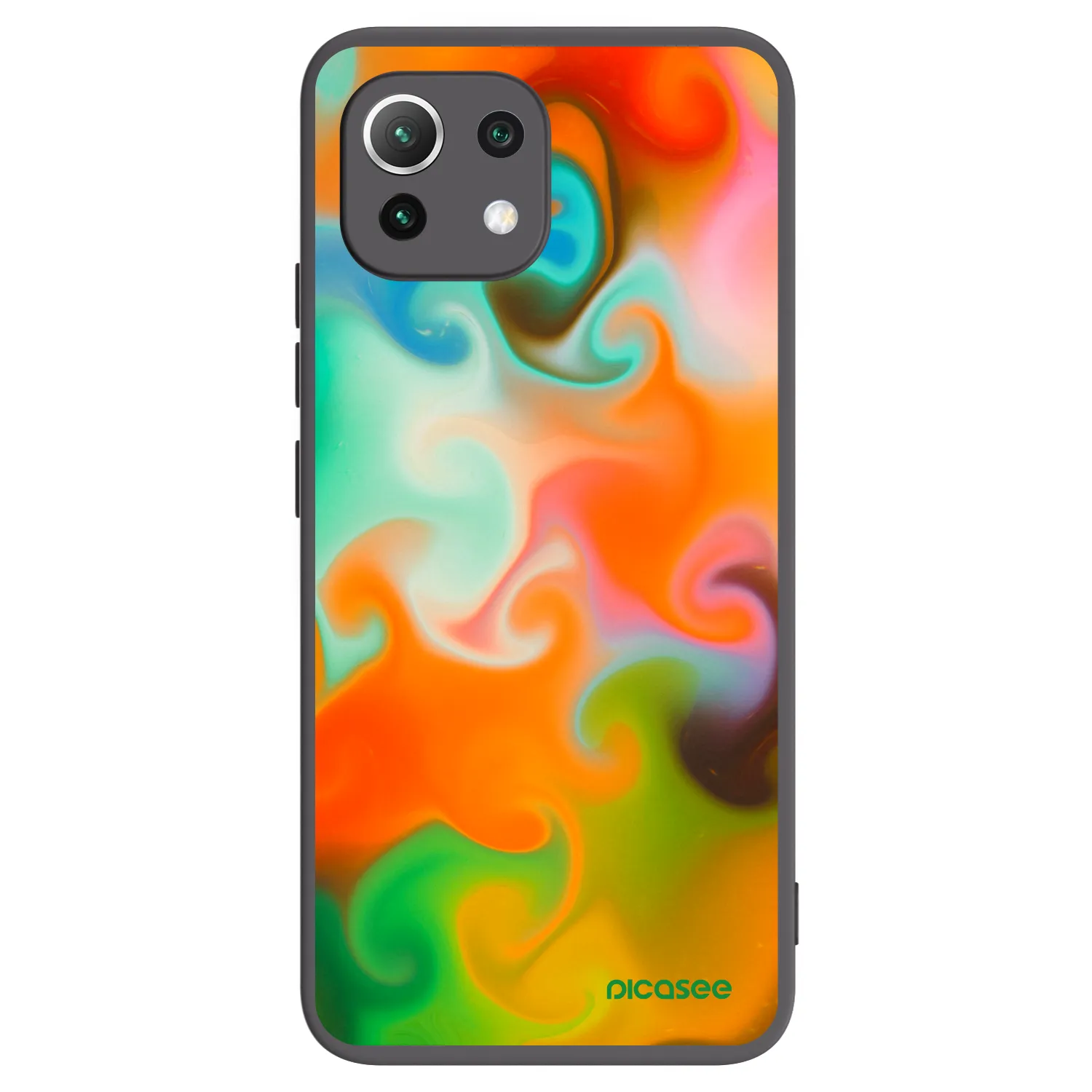 Picasee silikónový čierny obal pre Xiaomi 11 Lite 5G NE - Juice