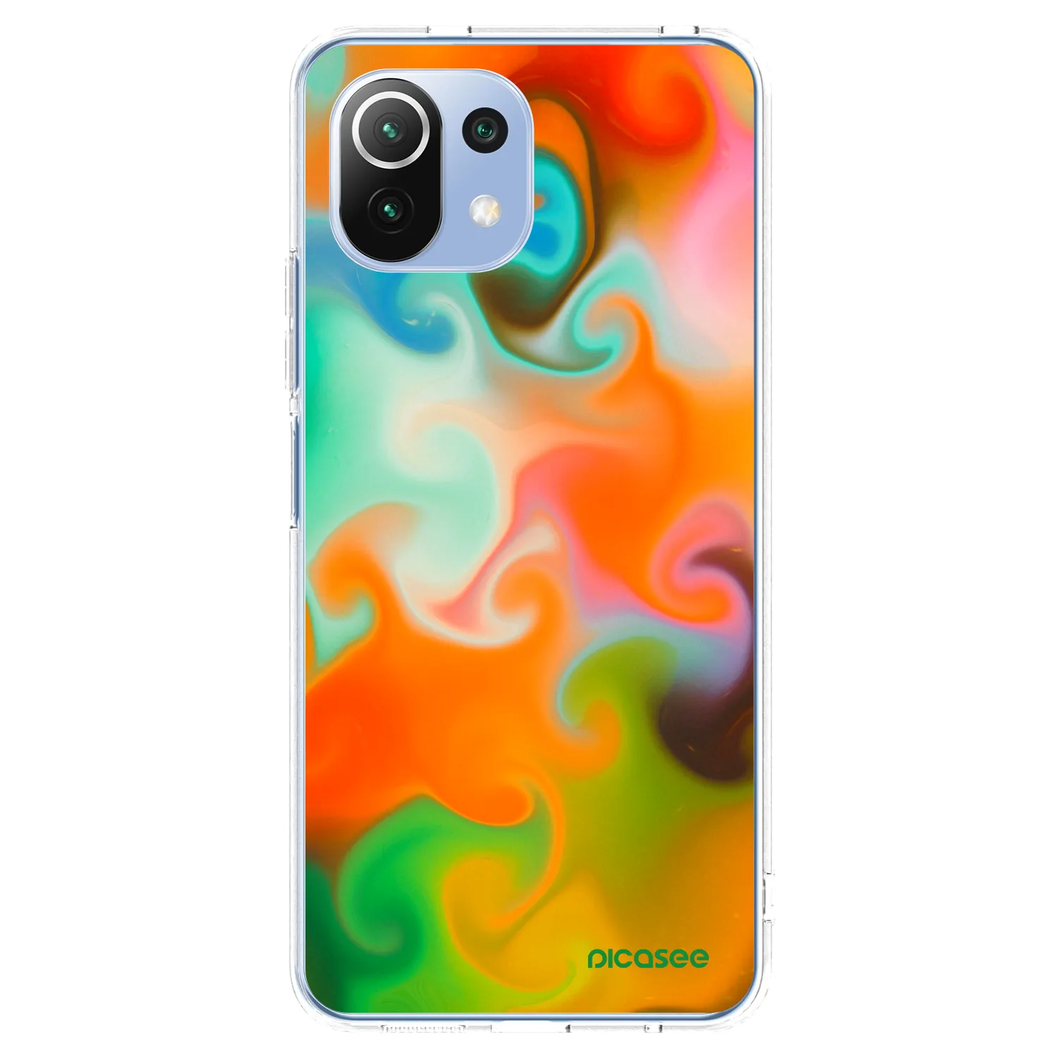 Picasee silikónový prehľadný obal pre Xiaomi 11 Lite 5G NE - Juice