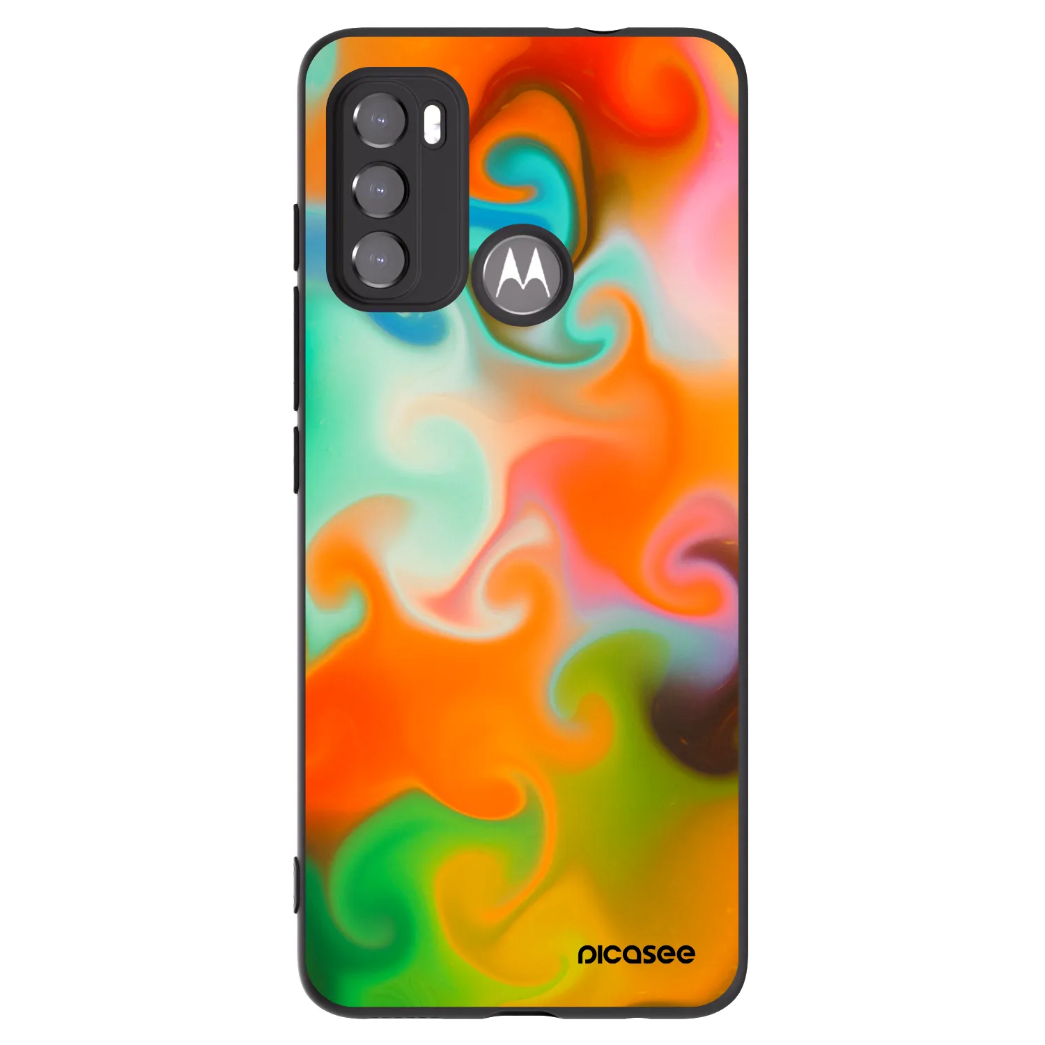 Picasee silikónový čierny obal pre Motorola Moto G60 - Juice