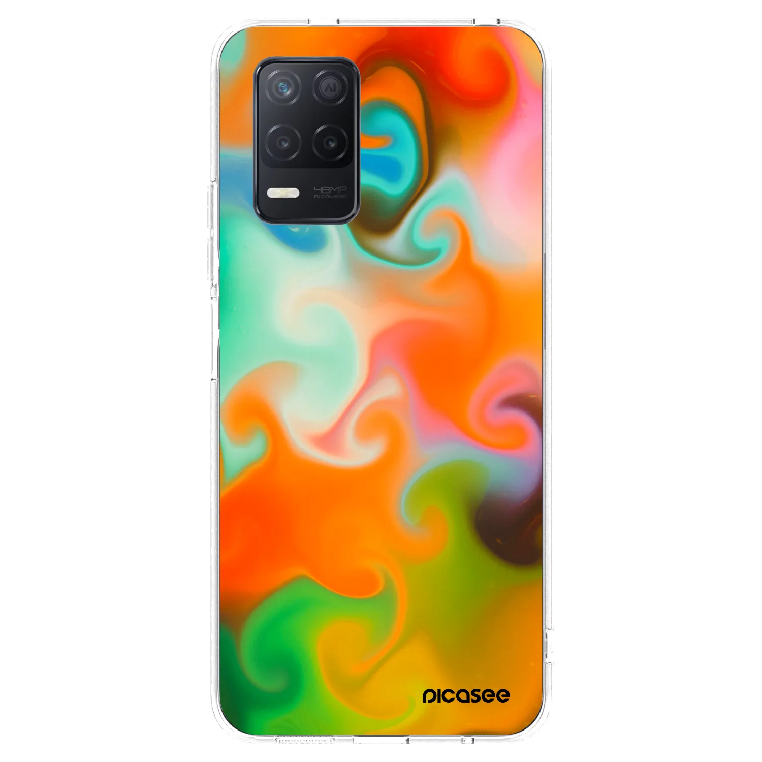 Picasee silikónový prehľadný obal pre Realme 8 5G - Juice