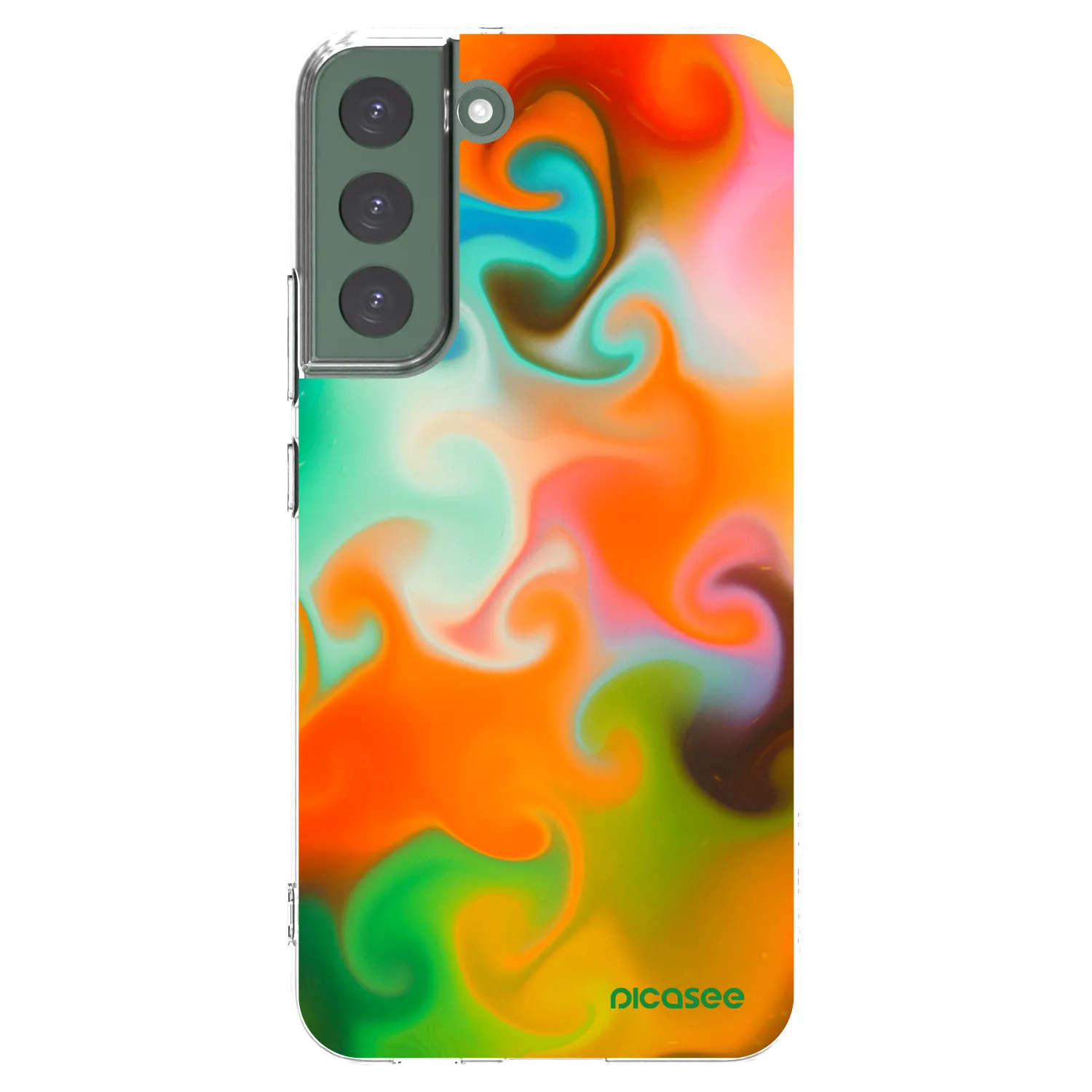 Picasee silikónový prehľadný obal pre Samsung Galaxy S22+ 5G - Juice