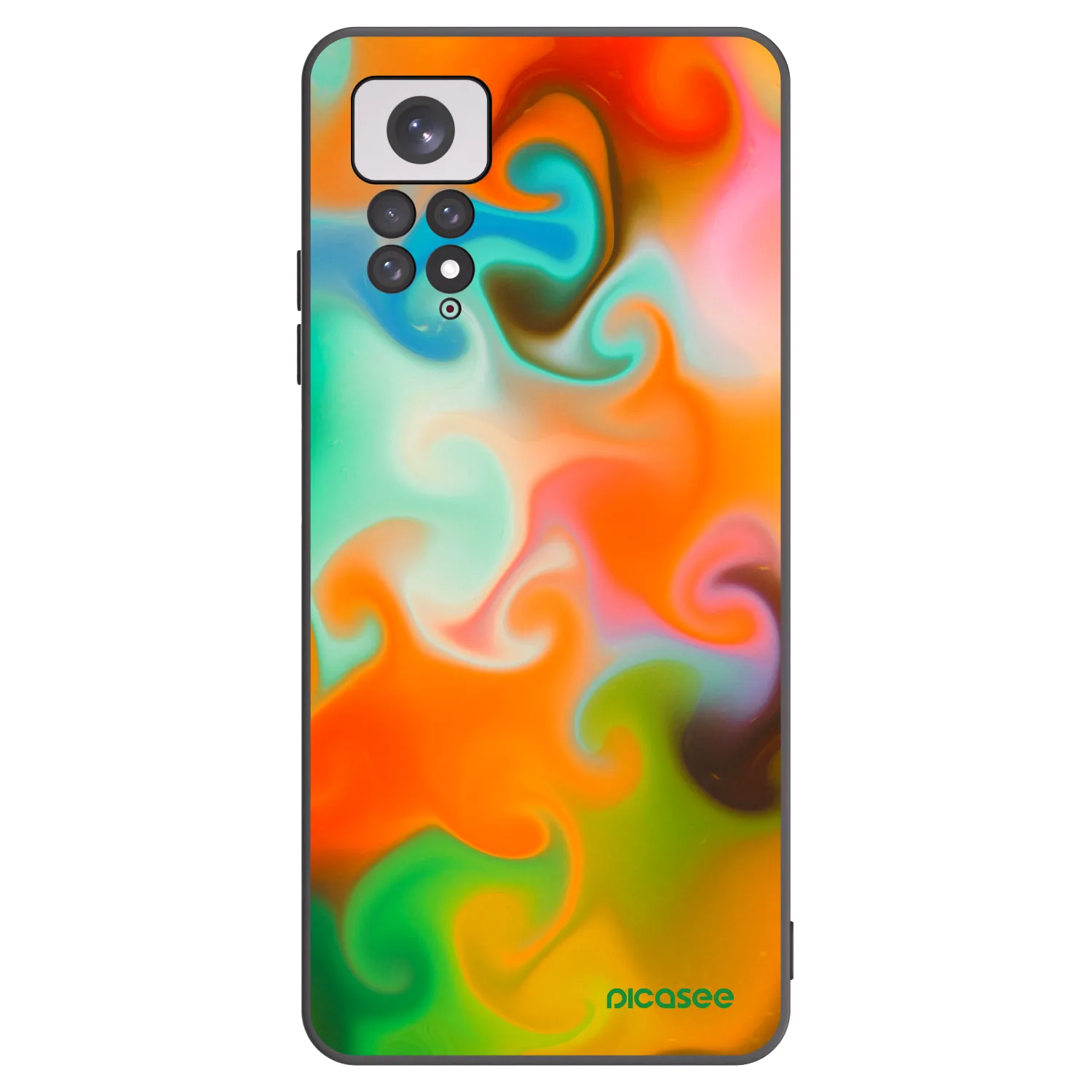 Picasee silikónový čierny obal pre Xiaomi Redmi Note 11 - Juice