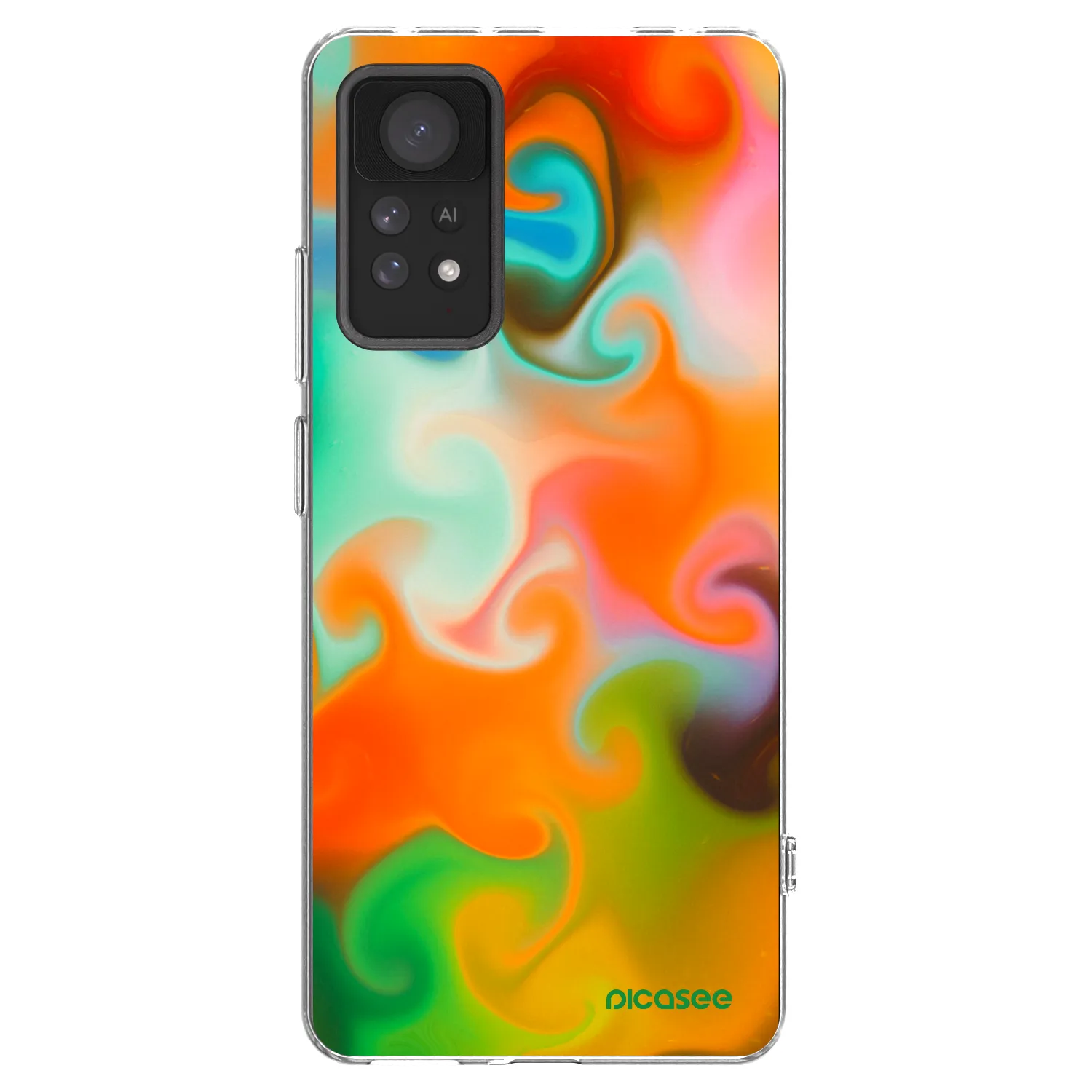 Picasee silikónový prehľadný obal pre Xiaomi Redmi Note 11 Pro 5G - Juice
