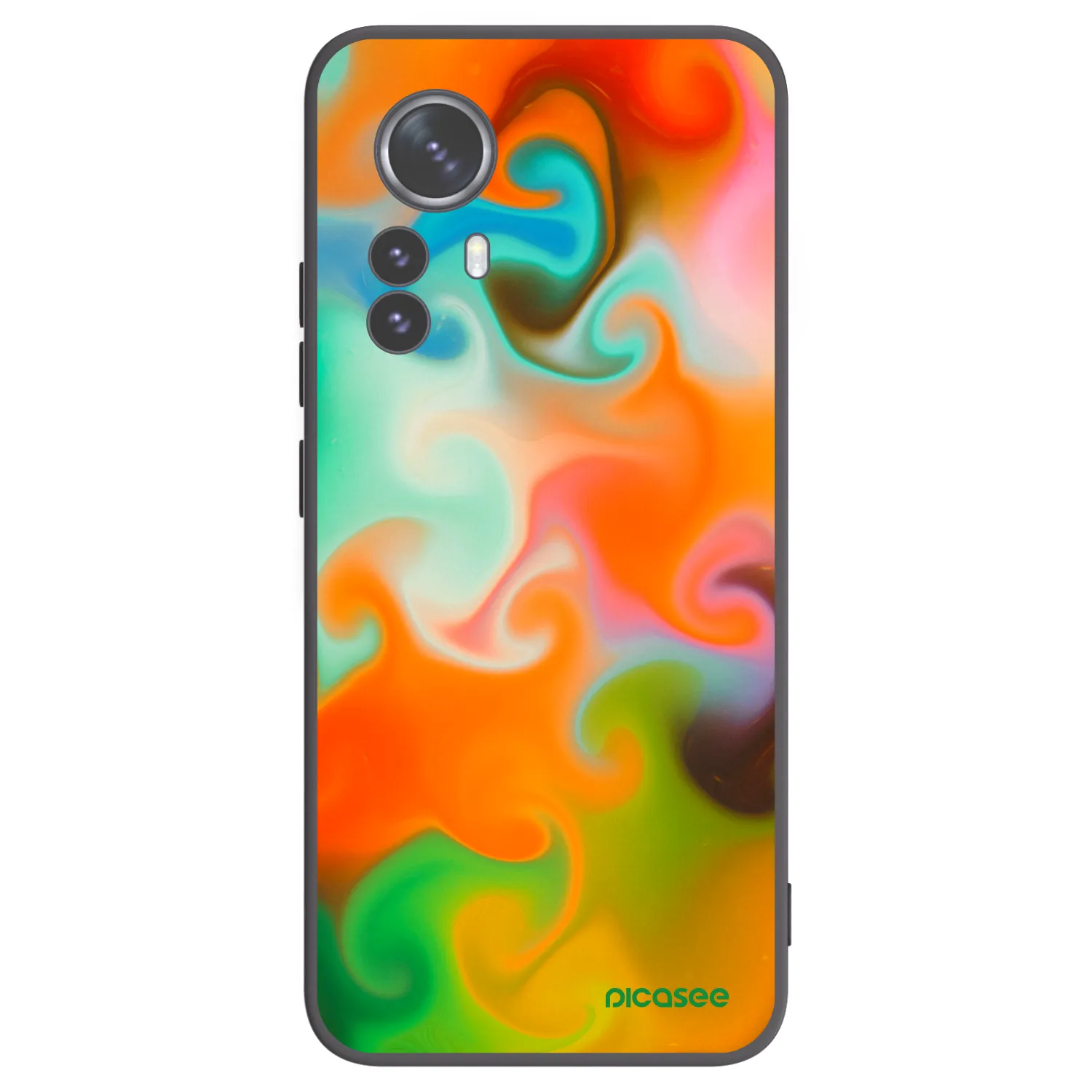 Picasee silikónový čierny obal pre Xiaomi 12 Pro - Juice