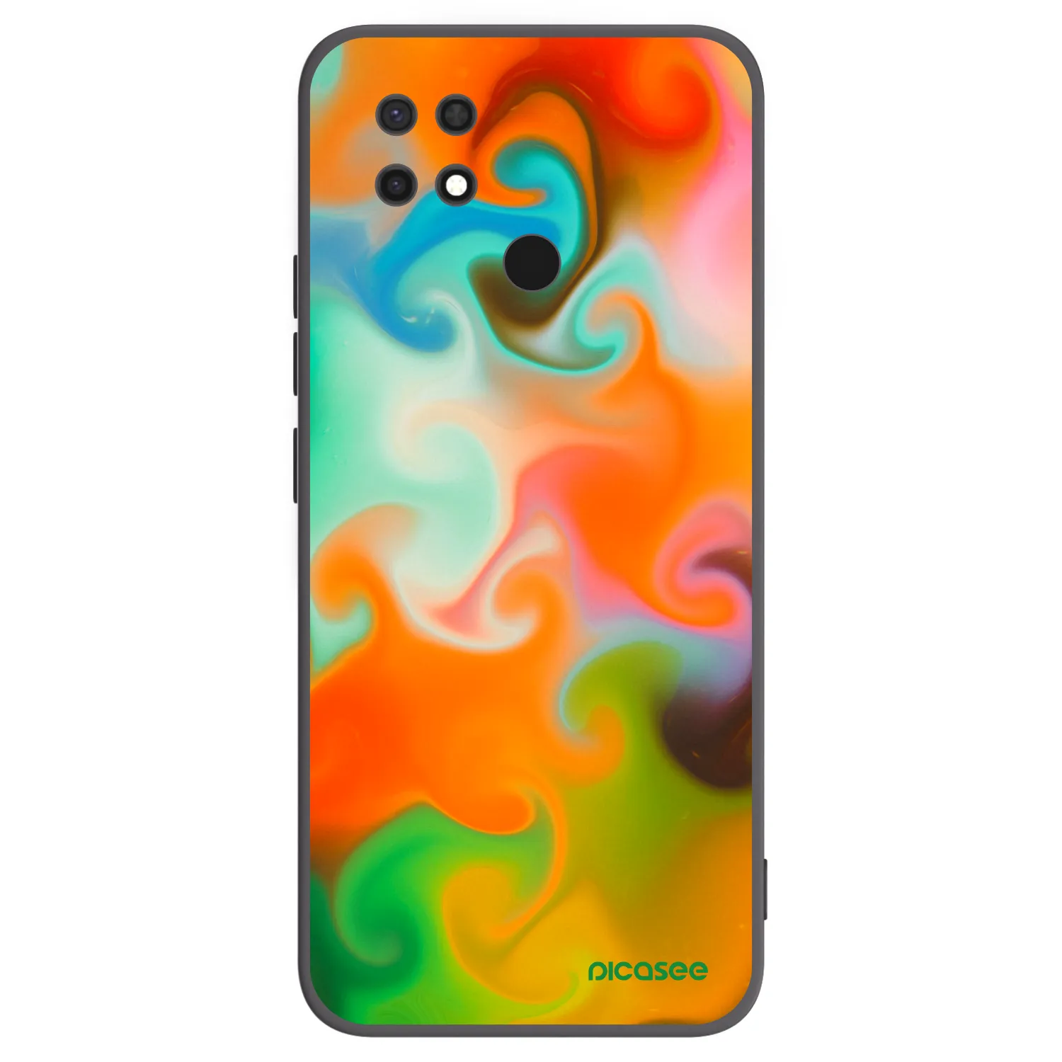 Picasee silikónový čierny obal pre Xiaomi Redmi 10C - Juice