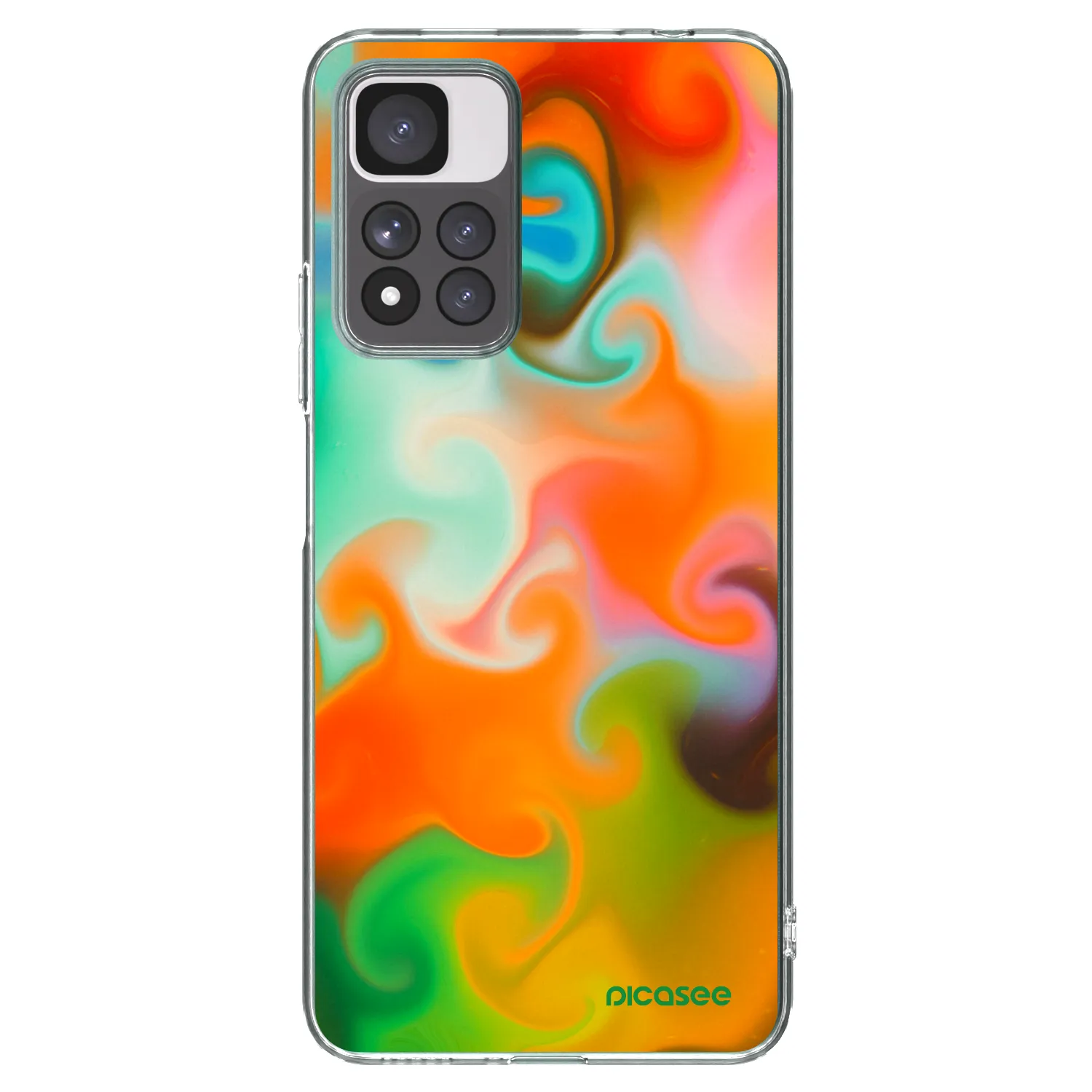 Picasee silikónový prehľadný obal pre Xiaomi Redmi Note 11 Pro+ 5G - Juice