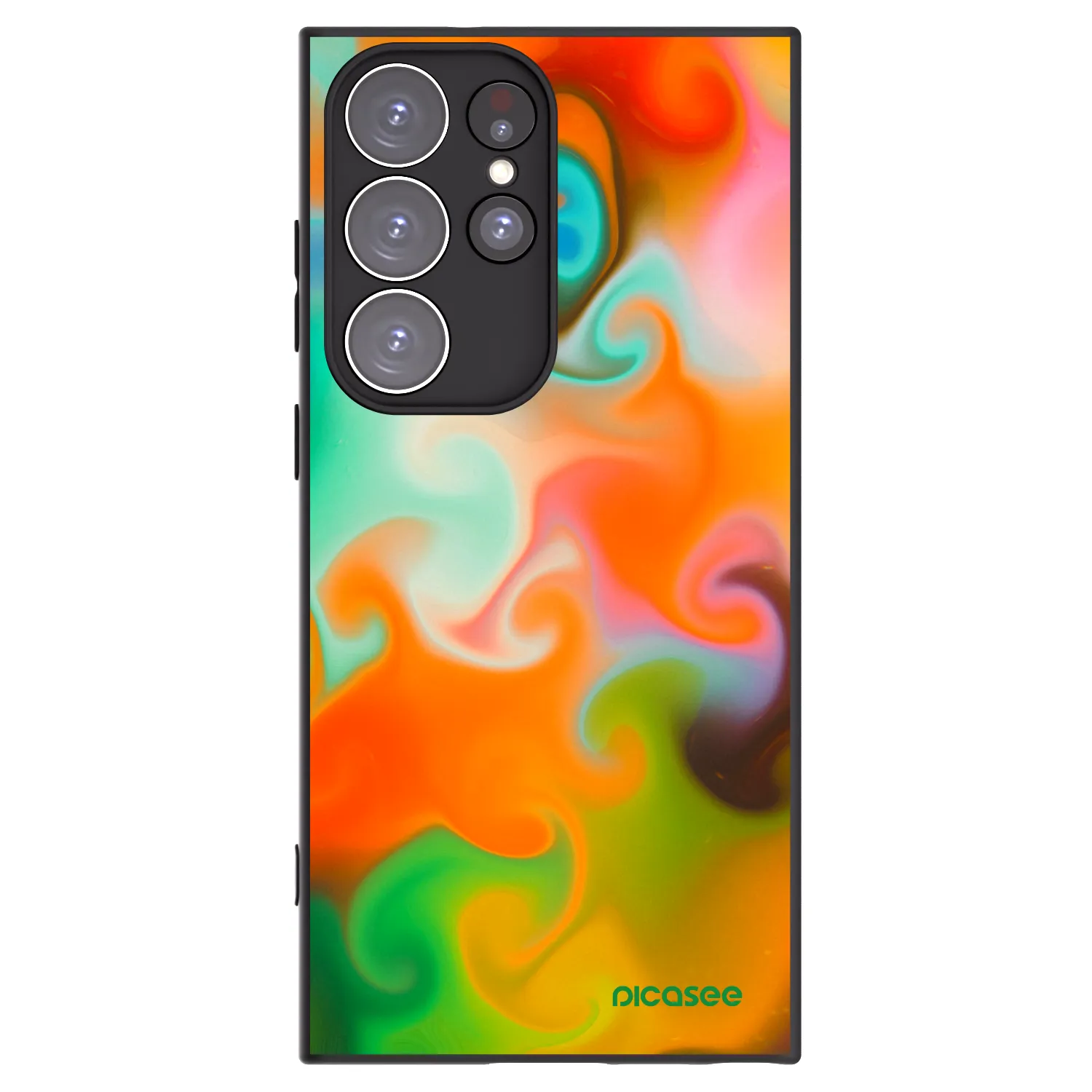 Picasee silikónový čierny obal pre Samsung Galaxy S23 Ultra 5G - Juice