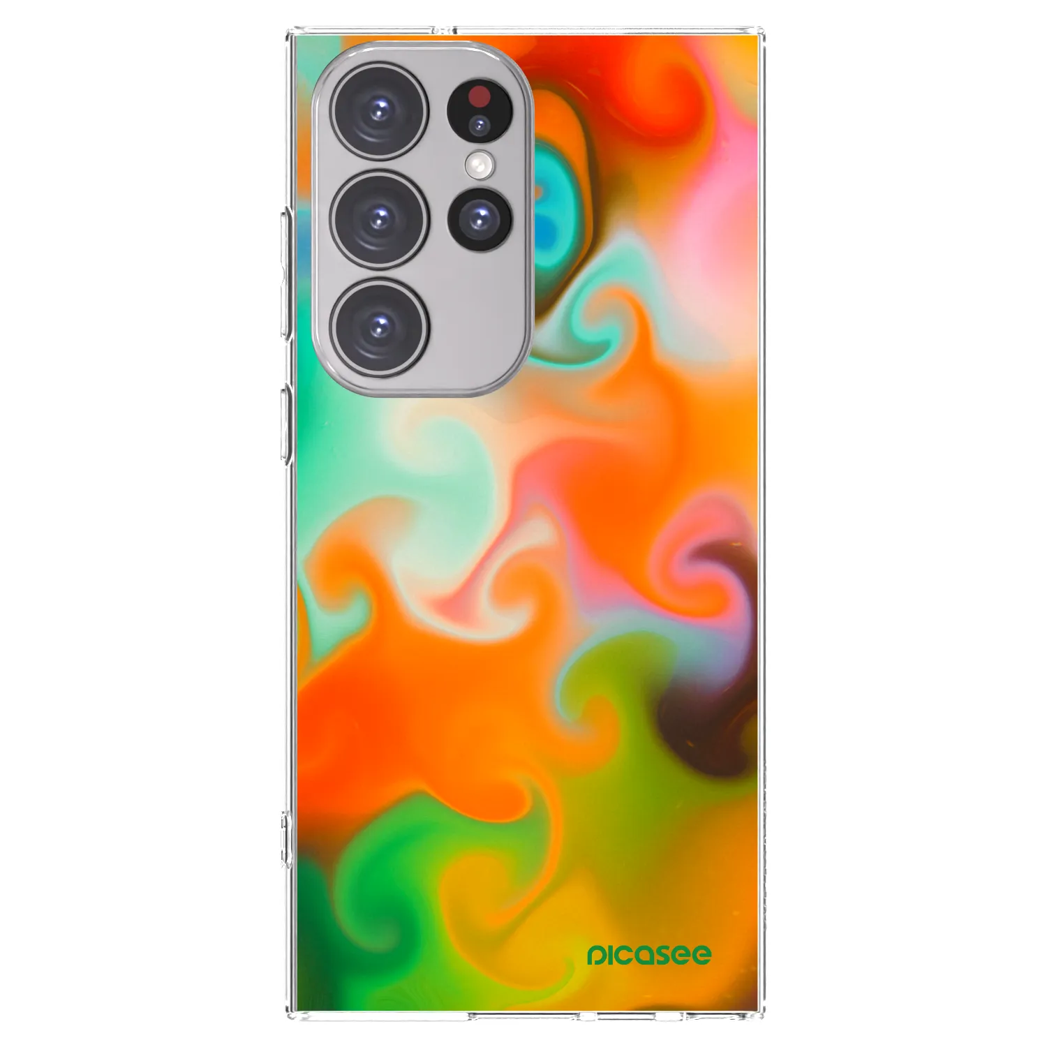 Picasee silikónový prehľadný obal pre Samsung Galaxy S23 Ultra 5G - Juice
