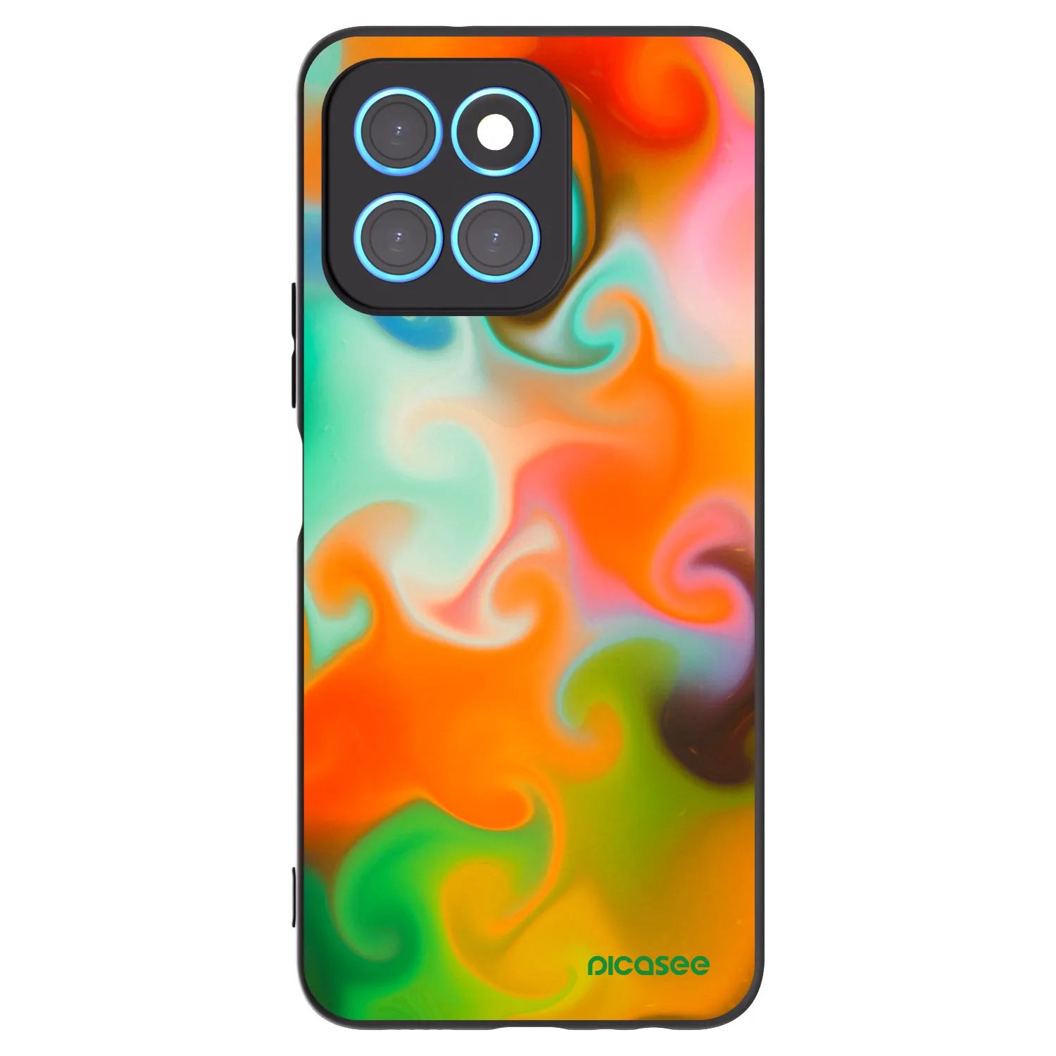 Picasee silikónový čierny obal pre Honor X6 - Juice