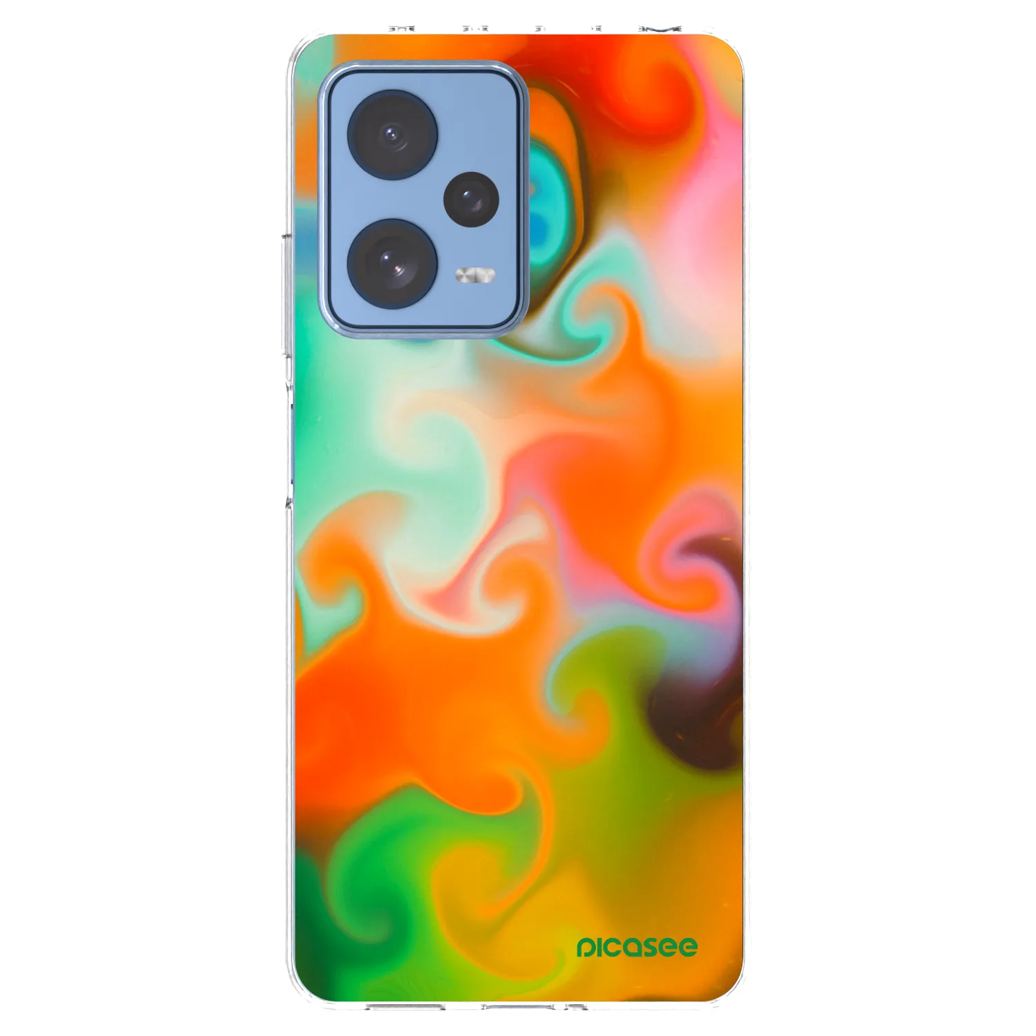 Picasee silikónový prehľadný obal pre Xiaomi Redmi Note 12 Pro 5G - Juice
