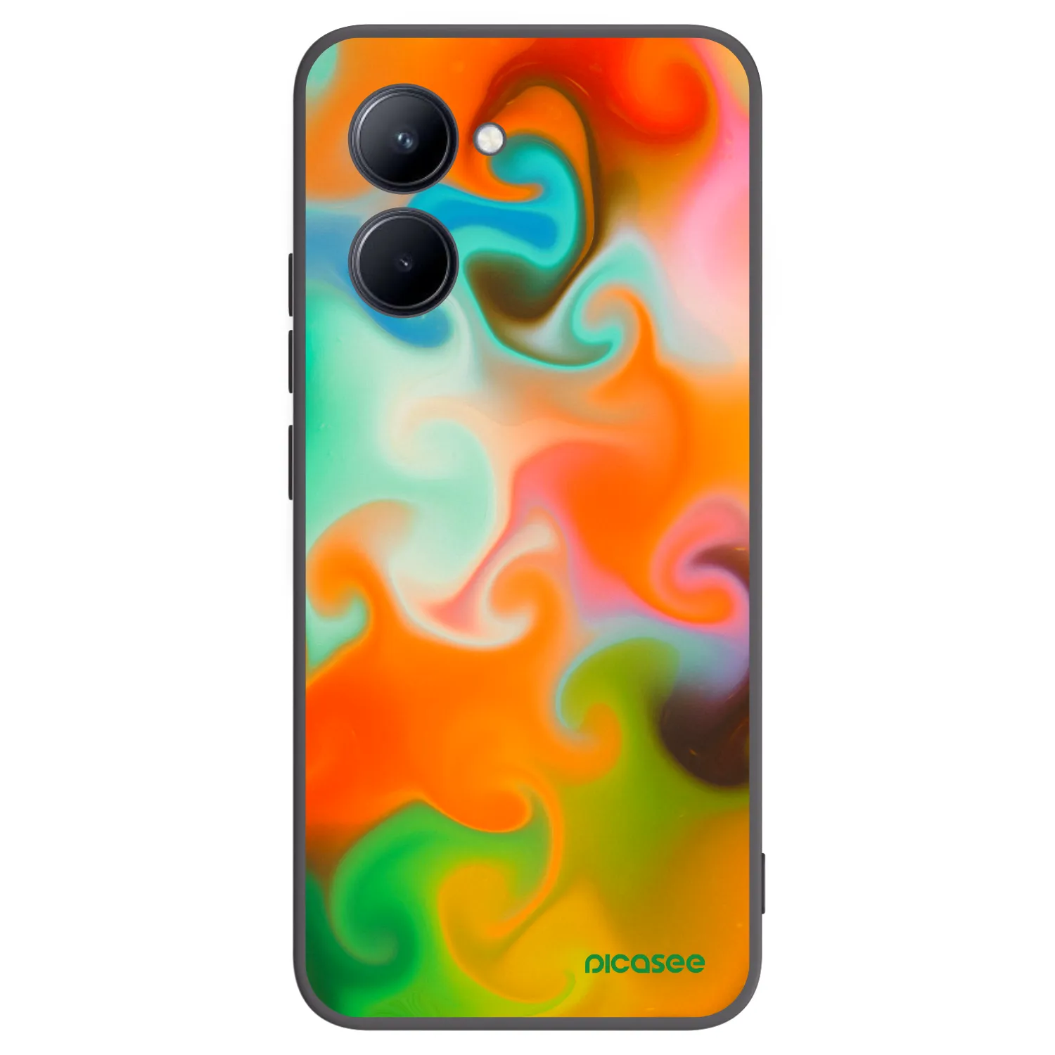 Picasee silikónový čierny obal pre Realme C33 (2023) - Juice
