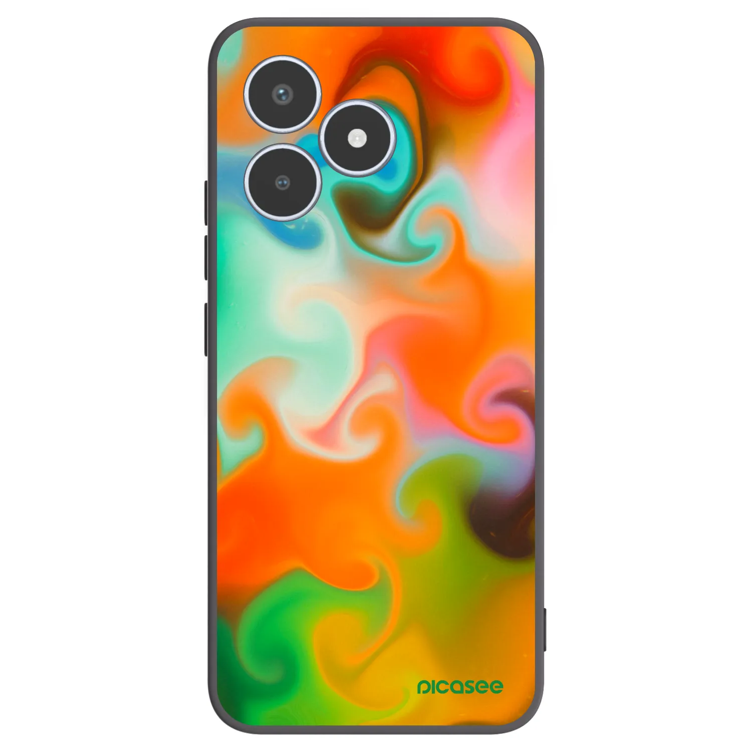 Picasee silikónový čierny obal pre Realme C53 - Juice