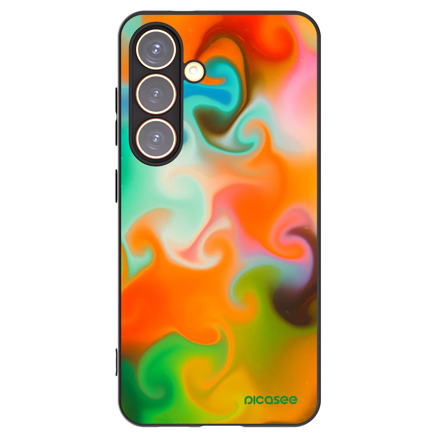 Picasee silikónový čierny obal pre Samsung Galaxy S24 S921B 5G - Juice