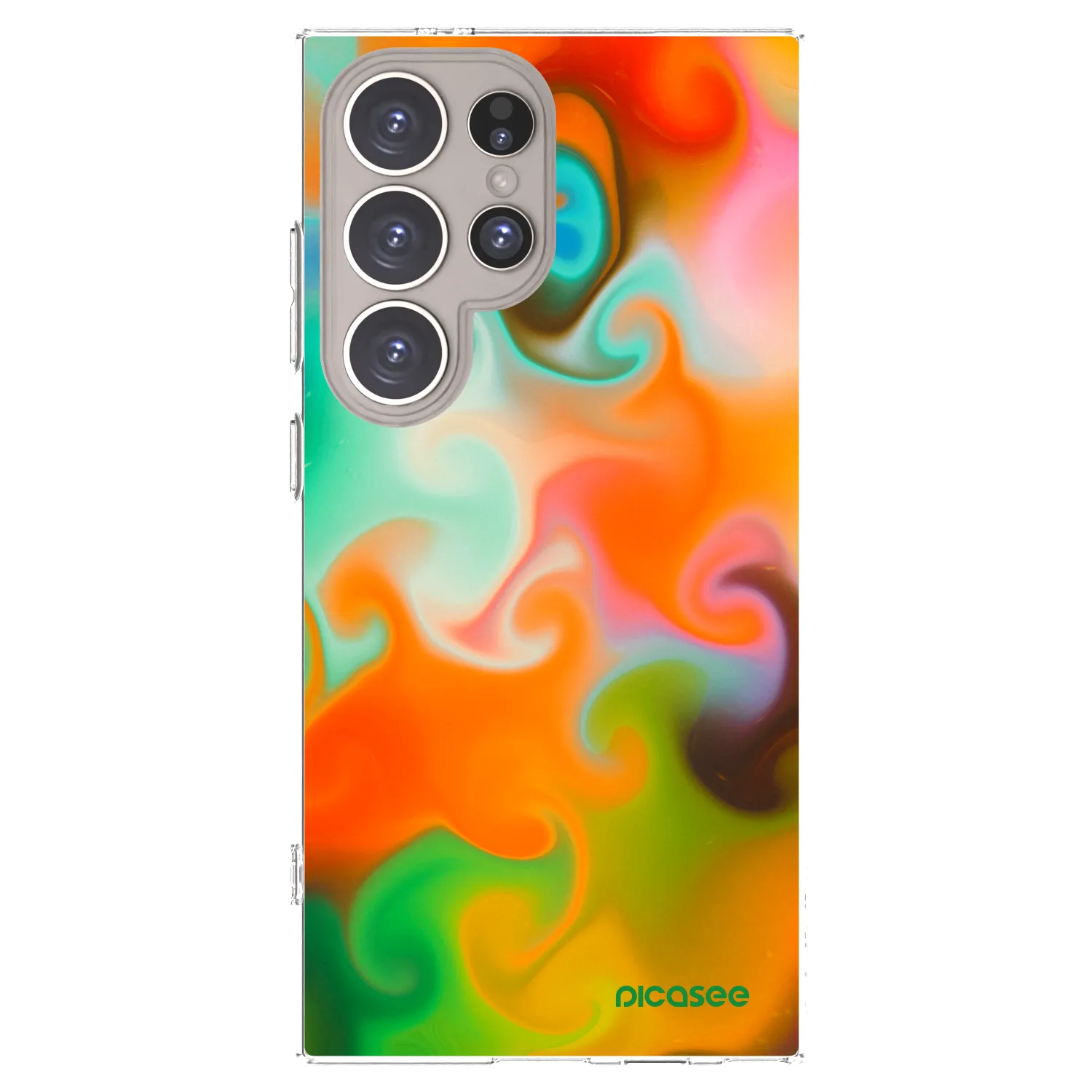 Picasee silikónový prehľadný obal pre Samsung Galaxy S24 Ultra S928B 5G - Juice