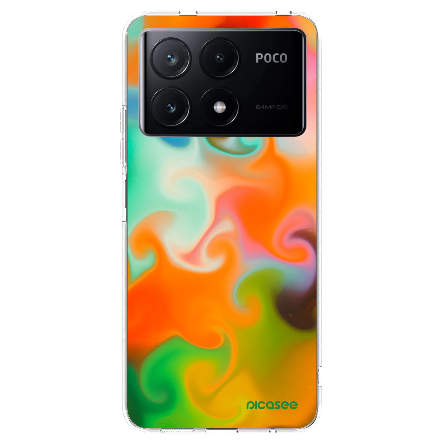 Picasee silikónový prehľadný obal pre Xiaomi Poco X6 Pro - Juice