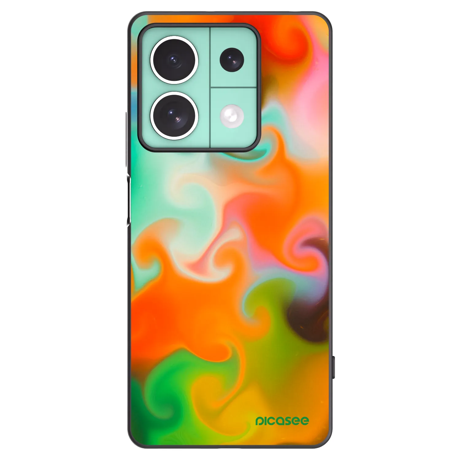 Picasee silikónový čierny obal pre Xiaomi Redmi Note 13 5G - Juice