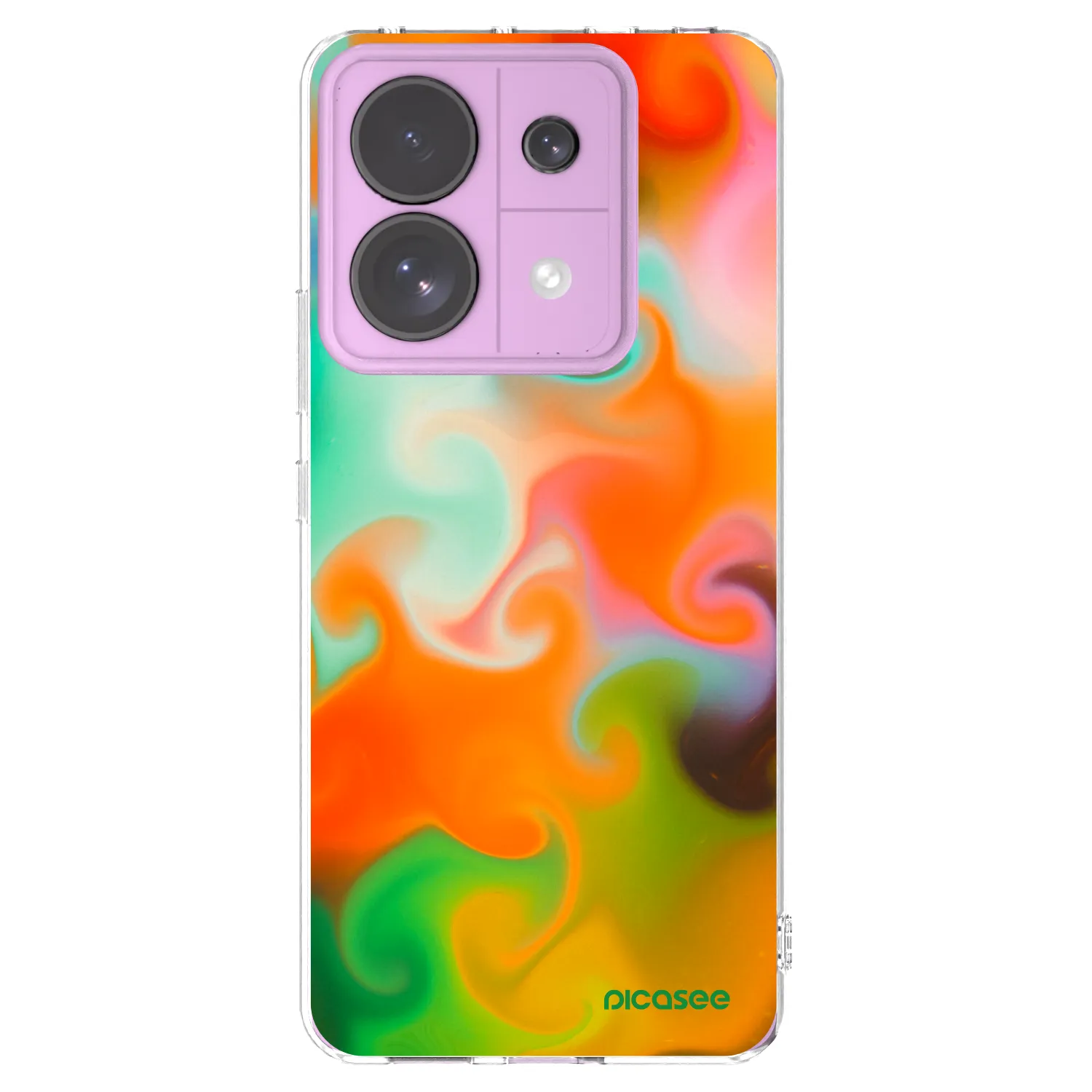 Picasee silikónový prehľadný obal pre Xiaomi Redmi Note 13 Pro 5G - Juice