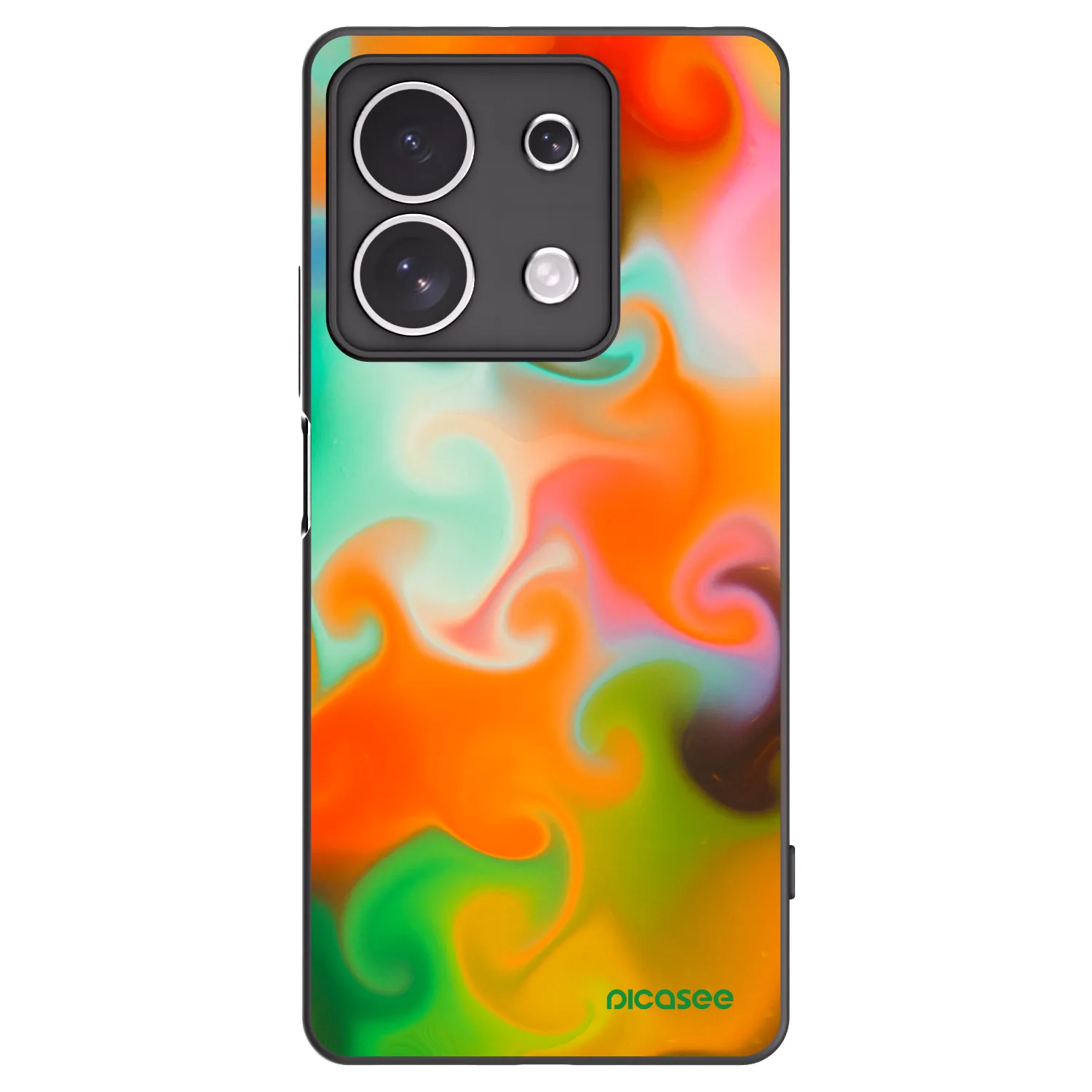 Picasee silikónový čierny obal pre Xiaomi Redmi Note 13 4G - Juice