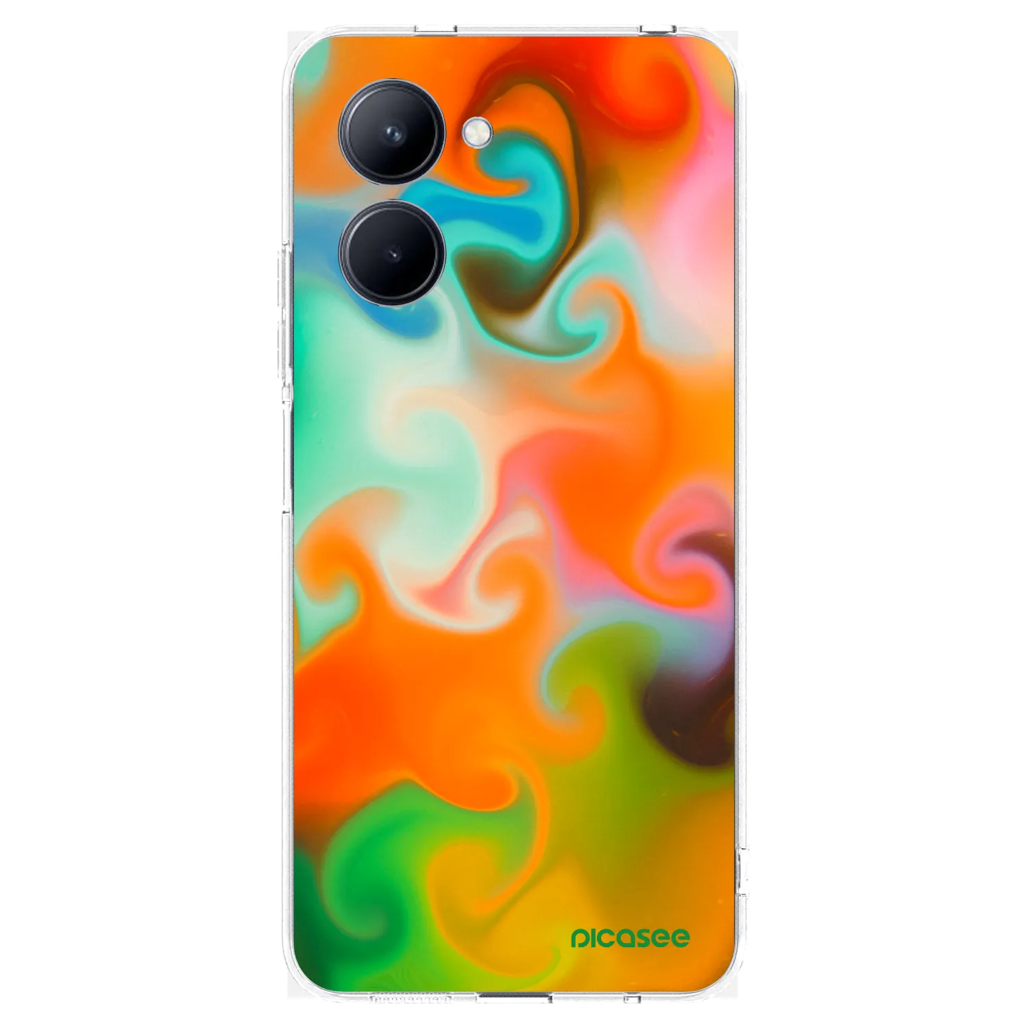 Picasee silikónový prehľadný obal pre Realme C33 (2023) - Juice