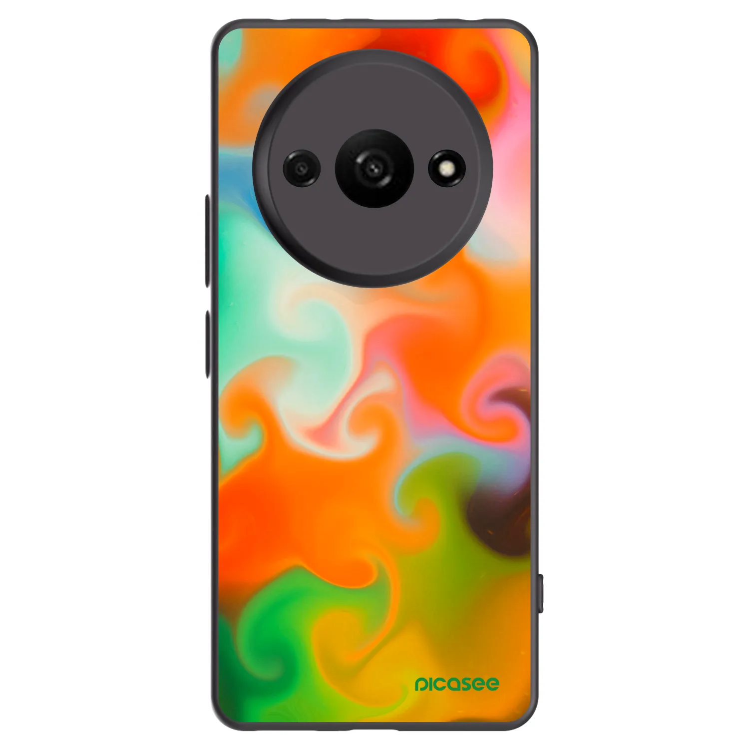 Picasee silikónový čierny obal pre Xiaomi Redmi A3 - Juice