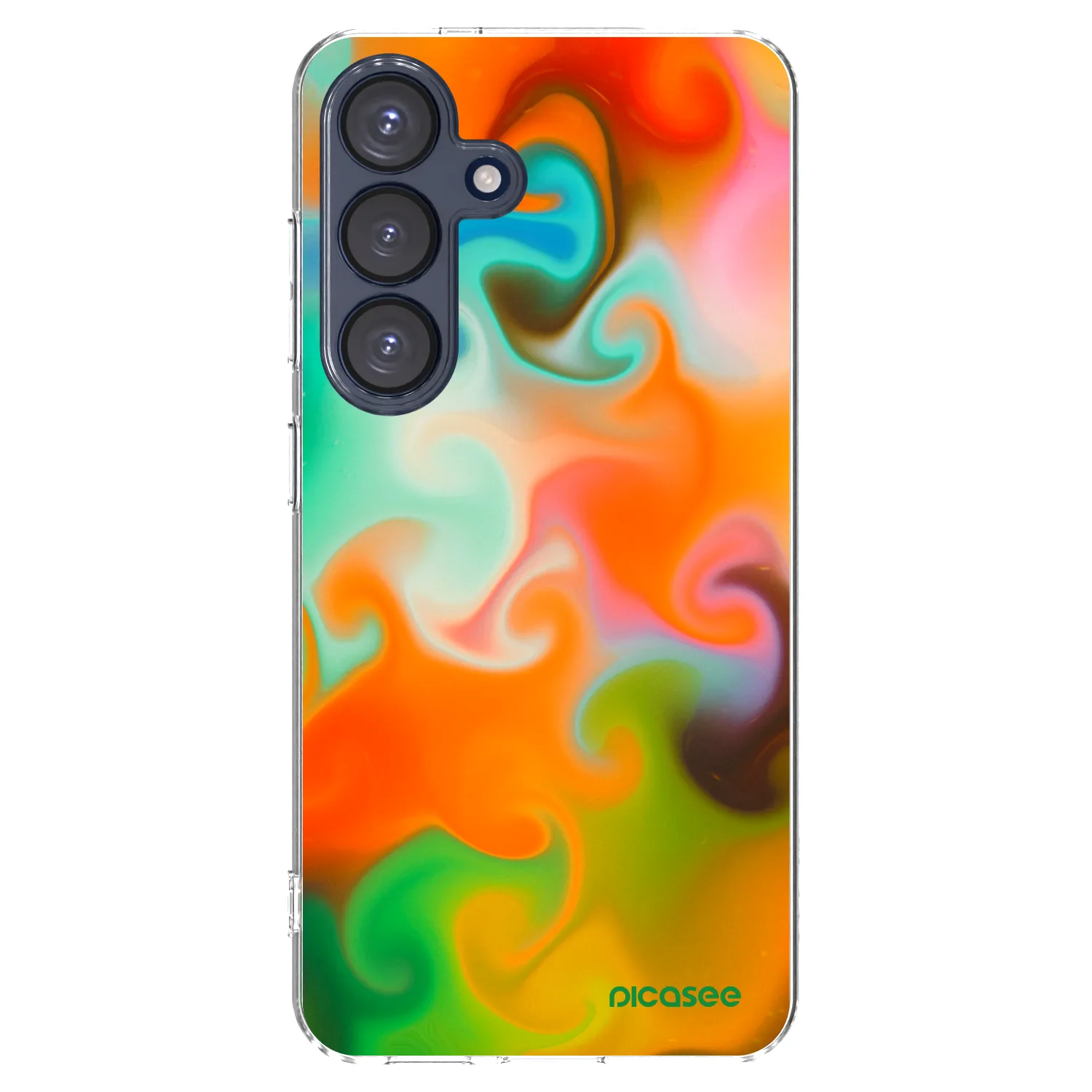 Picasee silikónový prehľadný obal pre Samsung Galaxy S25 5G - Juice