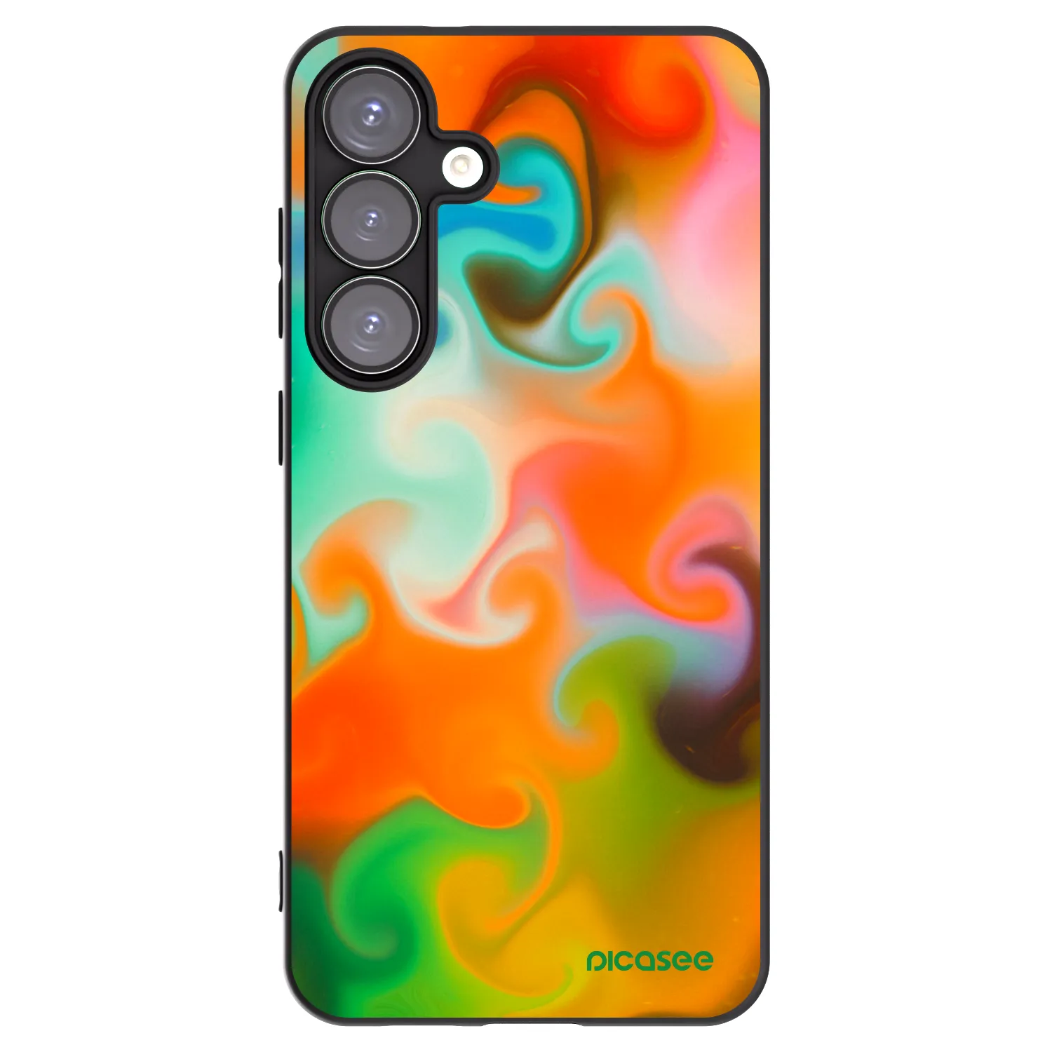 Picasee silikónový čierny obal pre Samsung Galaxy S25+ 5G - Juice