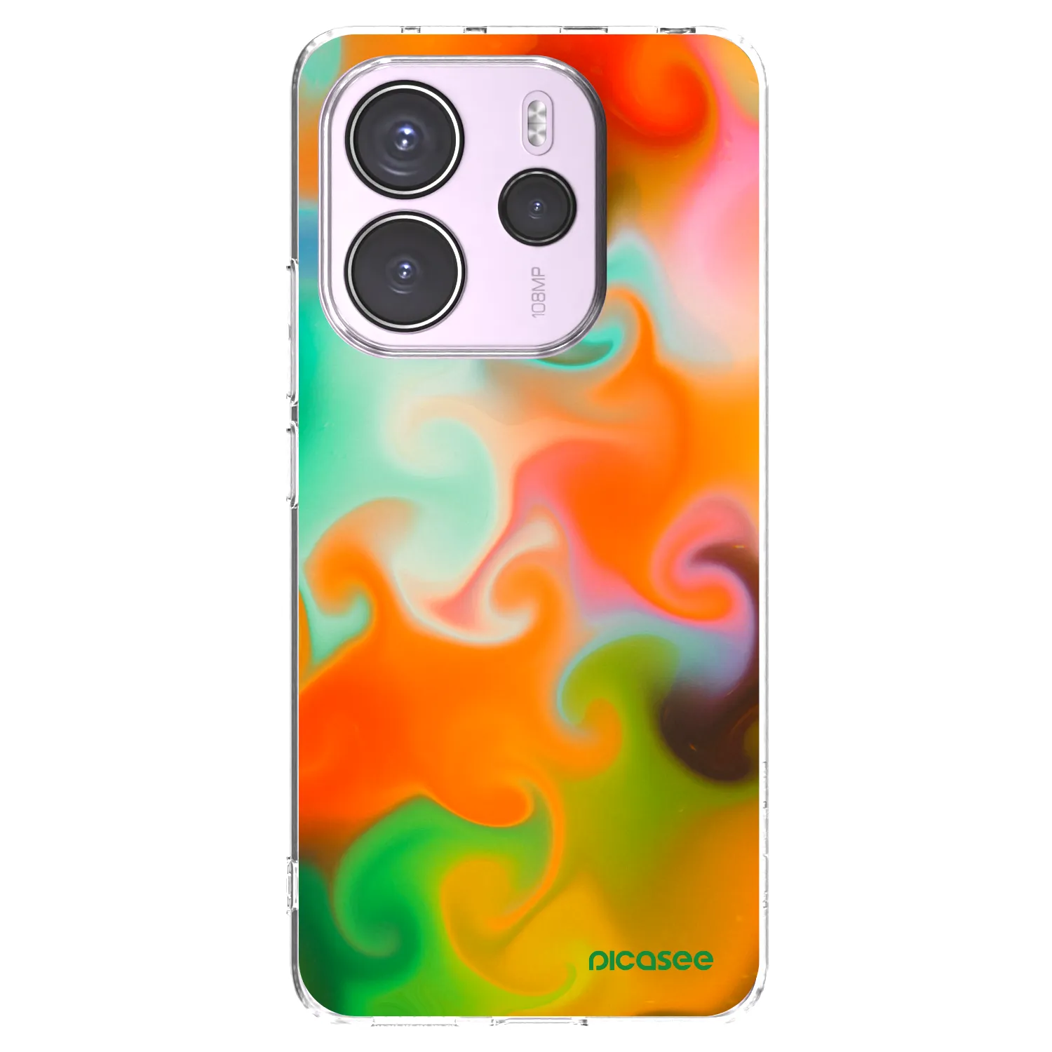 Picasee silikónový prehľadný obal pre Xiaomi Redmi Note 14 4G - Juice
