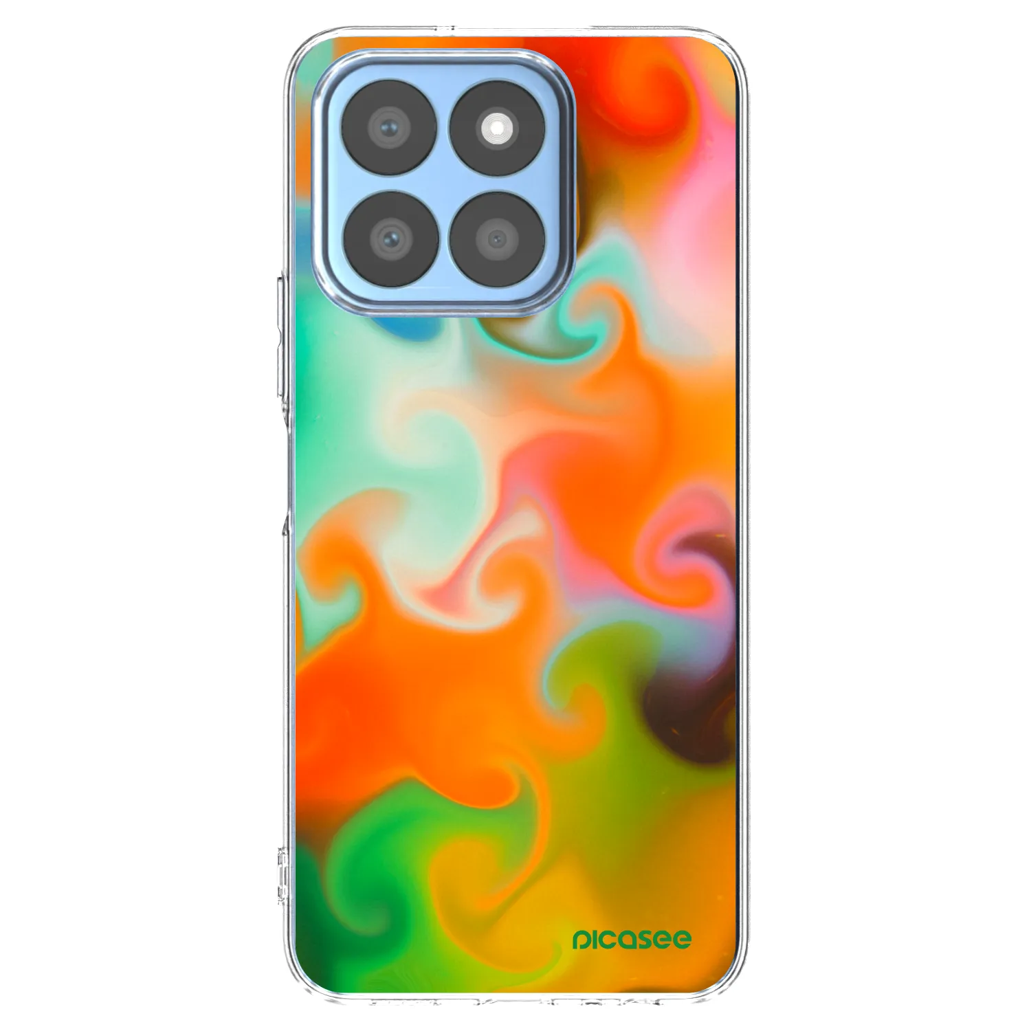 Picasee silikónový prehľadný obal pre Honor X8c - Juice