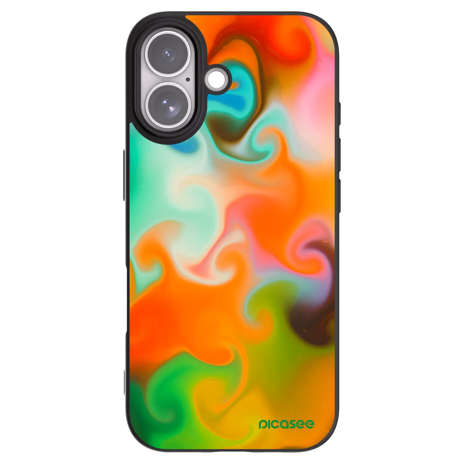 Picasee silikónový čierny obal pre Apple iPhone 17 - Juice
