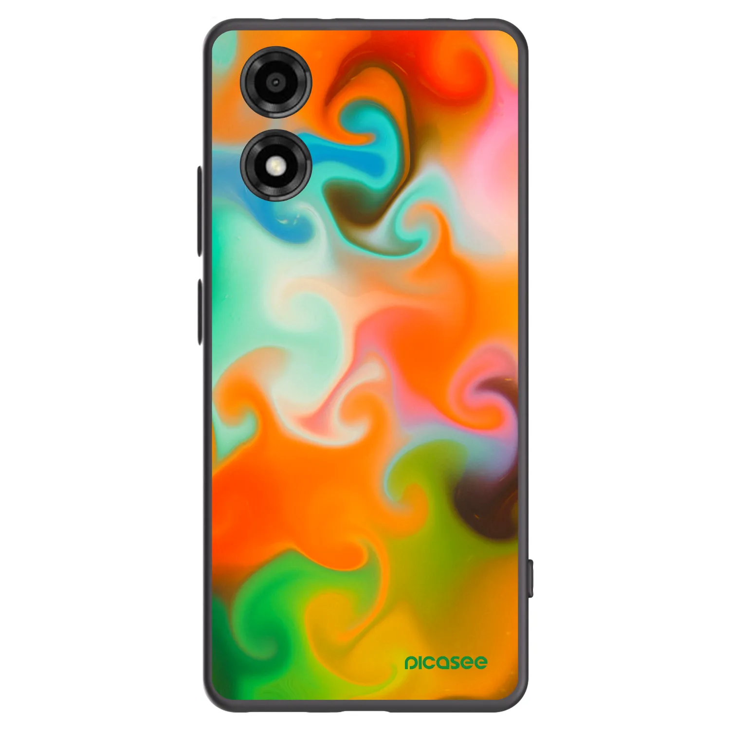 Picasee silikónový čierny obal pre Motorola Moto E14 - Juice