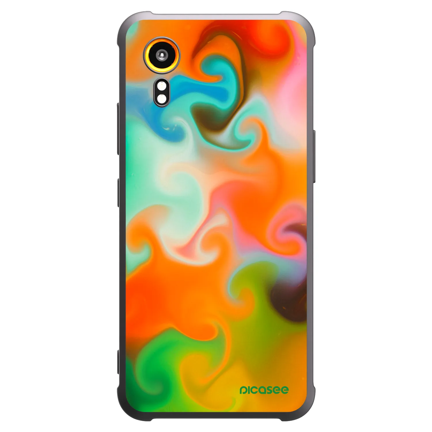 Picasee silikónový čierny obal pre Samsung Galaxy Xcover 7 - Juice