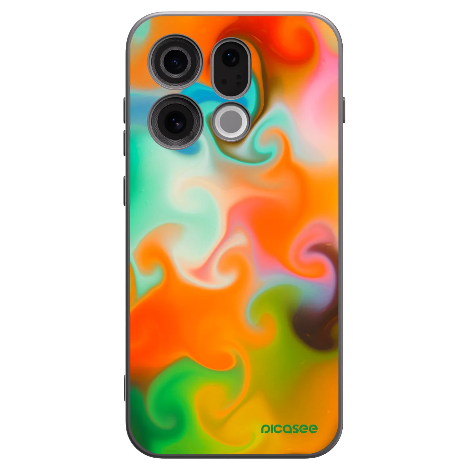 Picasee silikónový čierny obal pre OPPO Find X9 - Juice