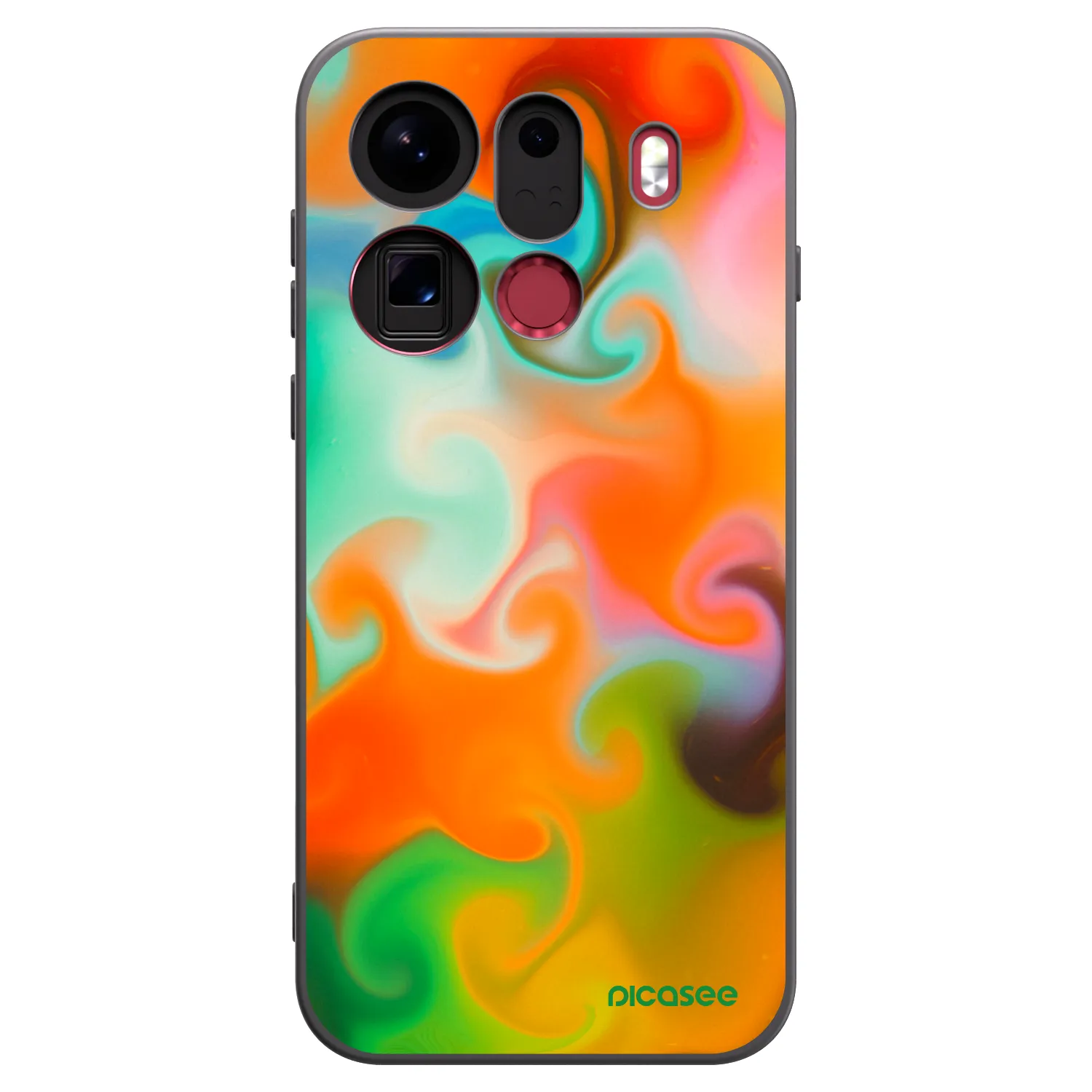 Picasee silikónový čierny obal pre OPPO Find X9 Pro - Juice